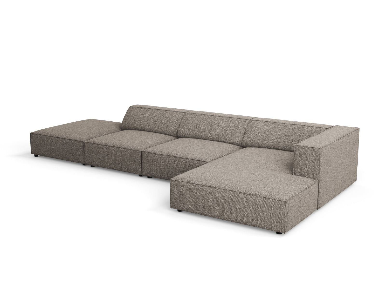 Arendal Ecksofa rechts 5 Sitzer in Grey präsentiert im Onlineshop von KAQTU Design AG. Ecksofa rechts ist von Cosmopolitan Design