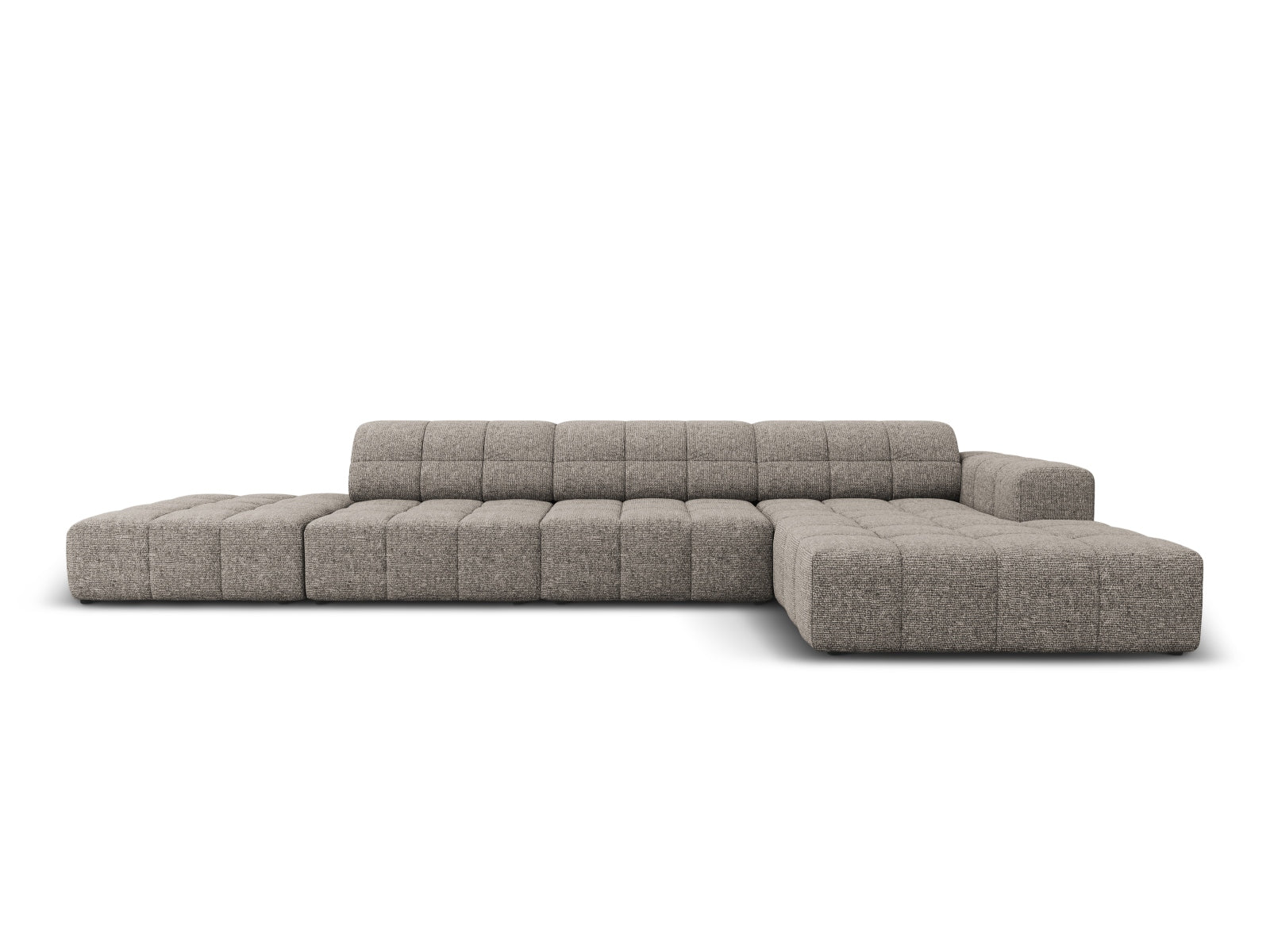 Chicago Ecksofa rechts 5 Sitzer 166cm in Grey-Haga präsentiert im Onlineshop von KAQTU Design AG. L-Sofa rechts ist von Cosmopolitan Design