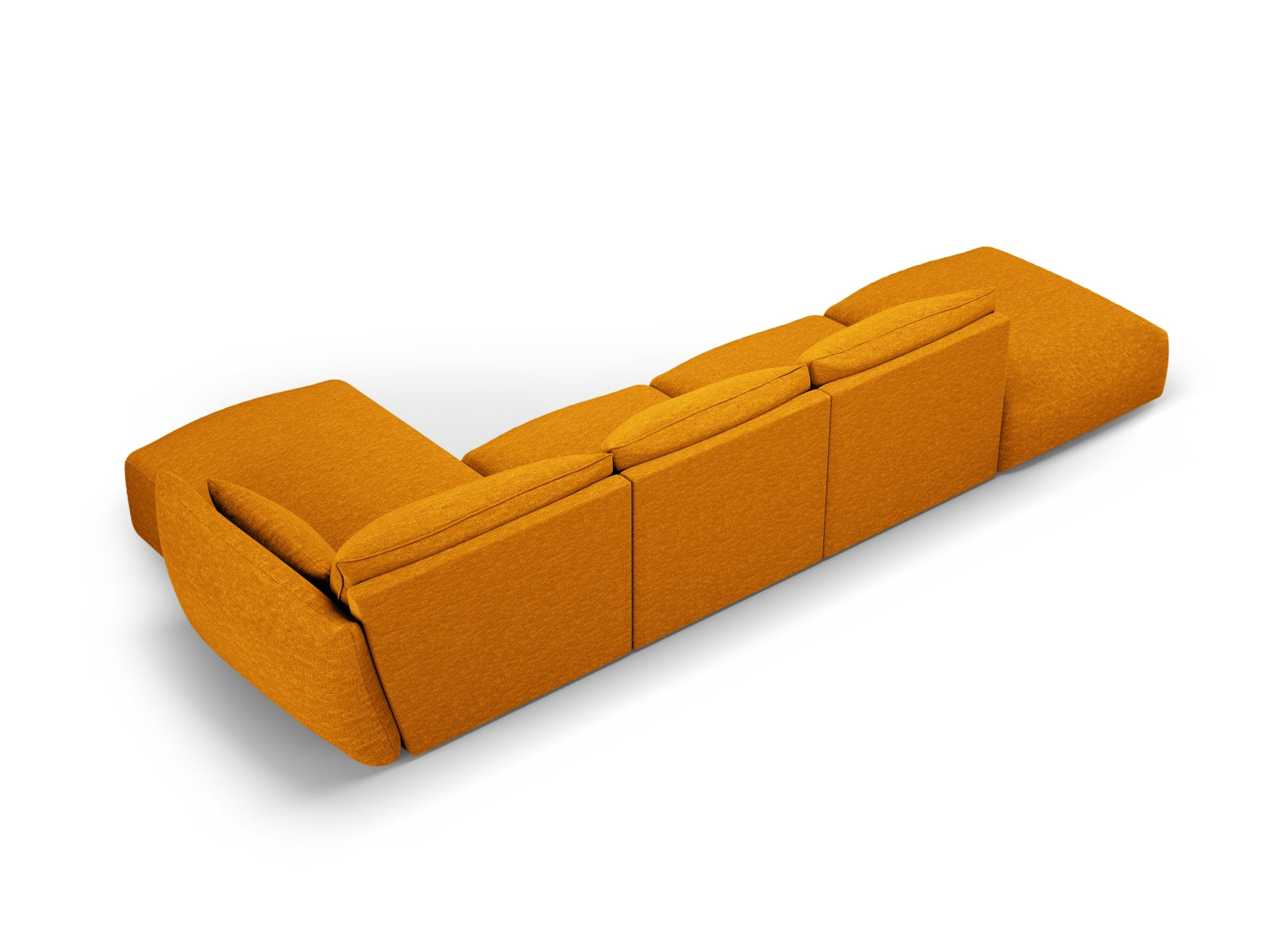 Elegantes 5-Sitzer Ecksofa rechts Matera von Cosmopolitan Design, ideal für moderne Wohnräume und gesellige Stunden mit Freunden.