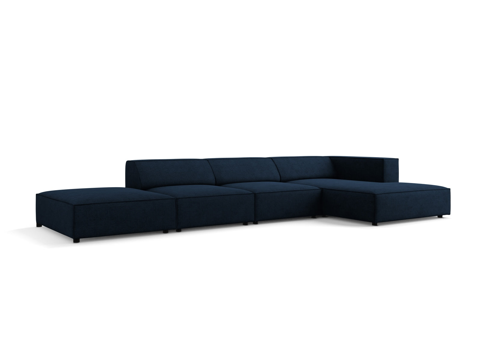 Arendal Ecksofa rechts 5 Sitzer in Royal Blue präsentiert im Onlineshop von KAQTU Design AG. Ecksofa rechts ist von Cosmopolitan Design