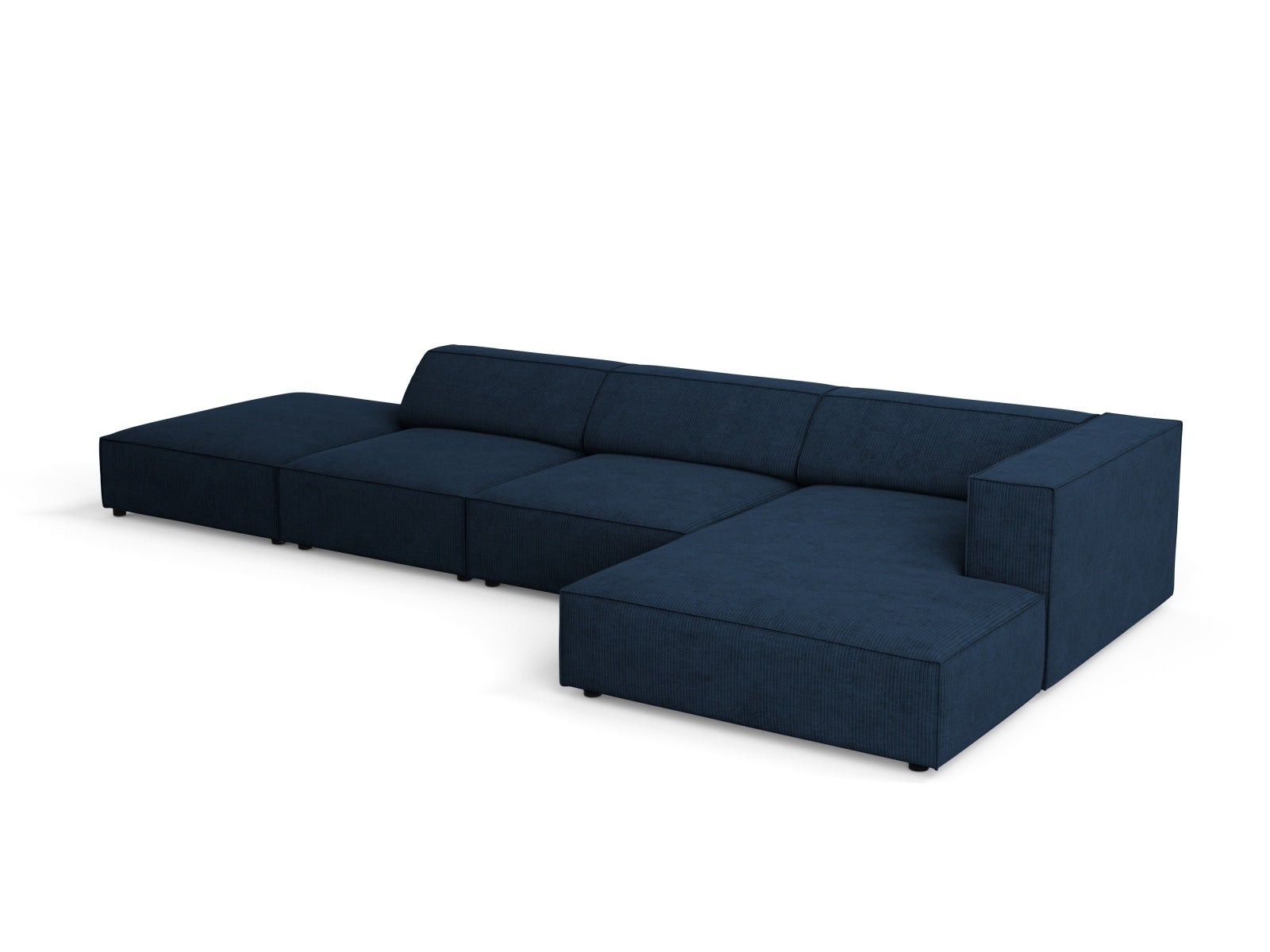 Arendal Ecksofa rechts 5 Sitzer in Royal Blue präsentiert im Onlineshop von KAQTU Design AG. Ecksofa rechts ist von Cosmopolitan Design