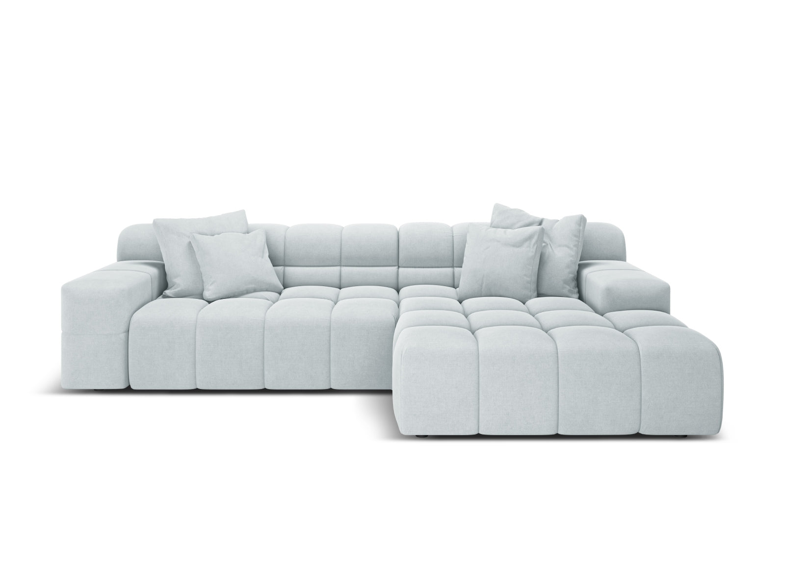 3-Sitzer Ecksofa rechts Hawaii in Light Grey-Moly präsentiert im Onlineshop von KAQTU Design AG. Ecksofa rechts ist von Cosmopolitan Design