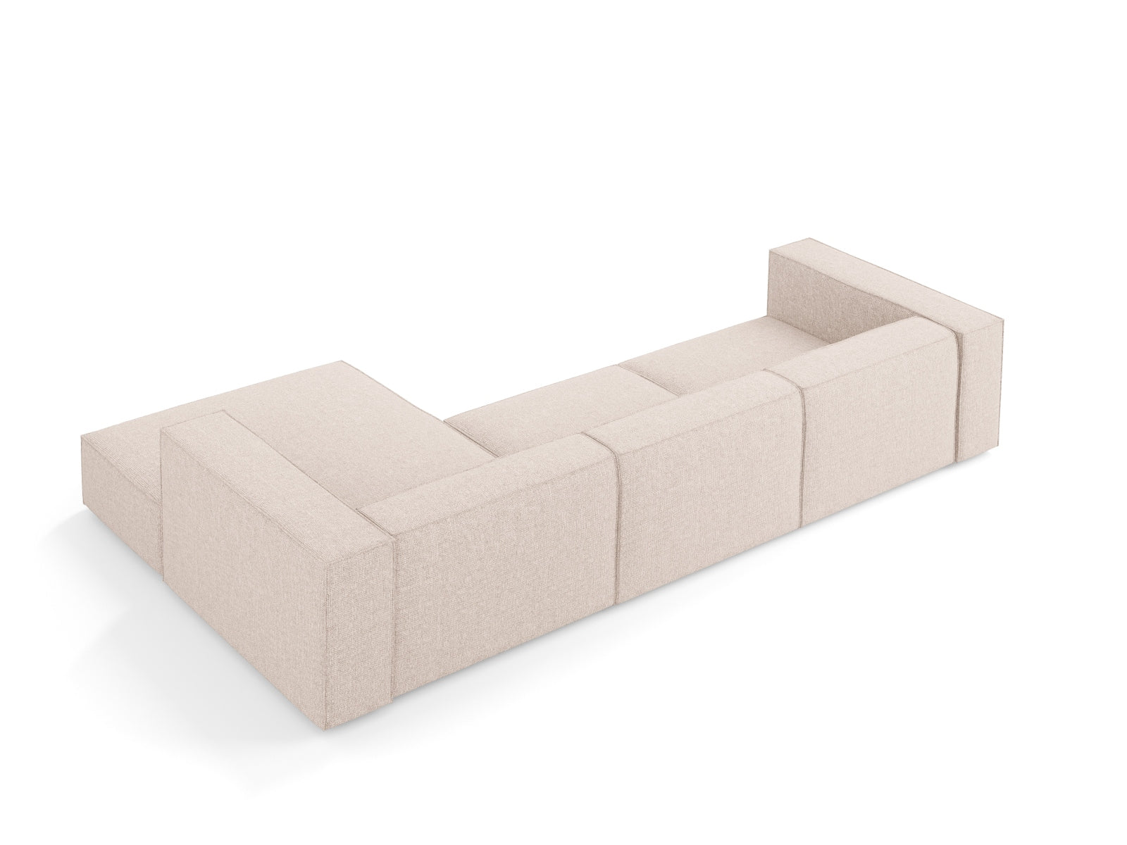 Arendal Ecksofa rechts 4 Sitzer in Beige präsentiert im Onlineshop von KAQTU Design AG. Ecksofa rechts ist von Cosmopolitan Design