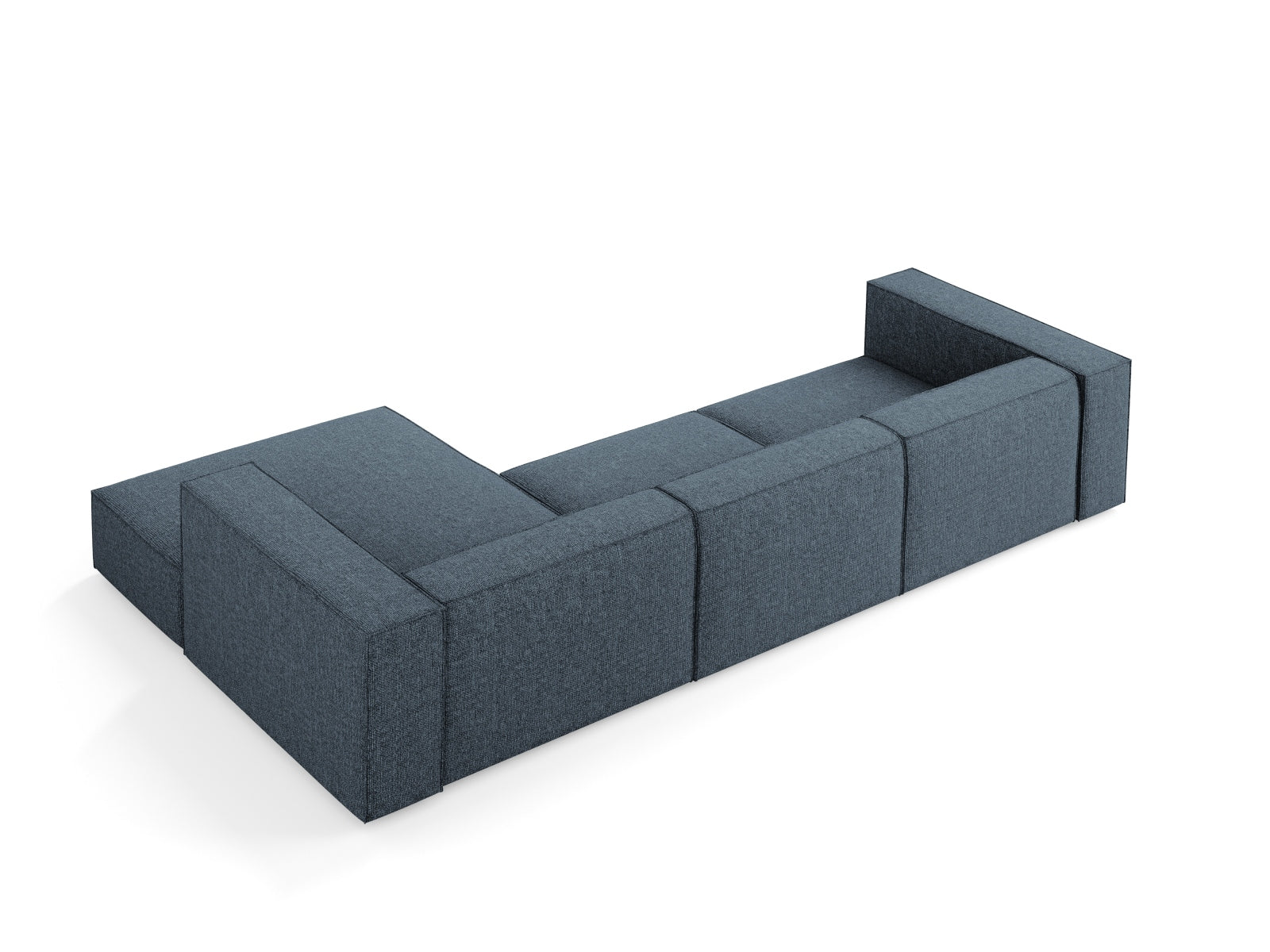 Arendal Ecksofa rechts 4 Sitzer in Royal Blue präsentiert im Onlineshop von KAQTU Design AG. Ecksofa rechts ist von Cosmopolitan Design