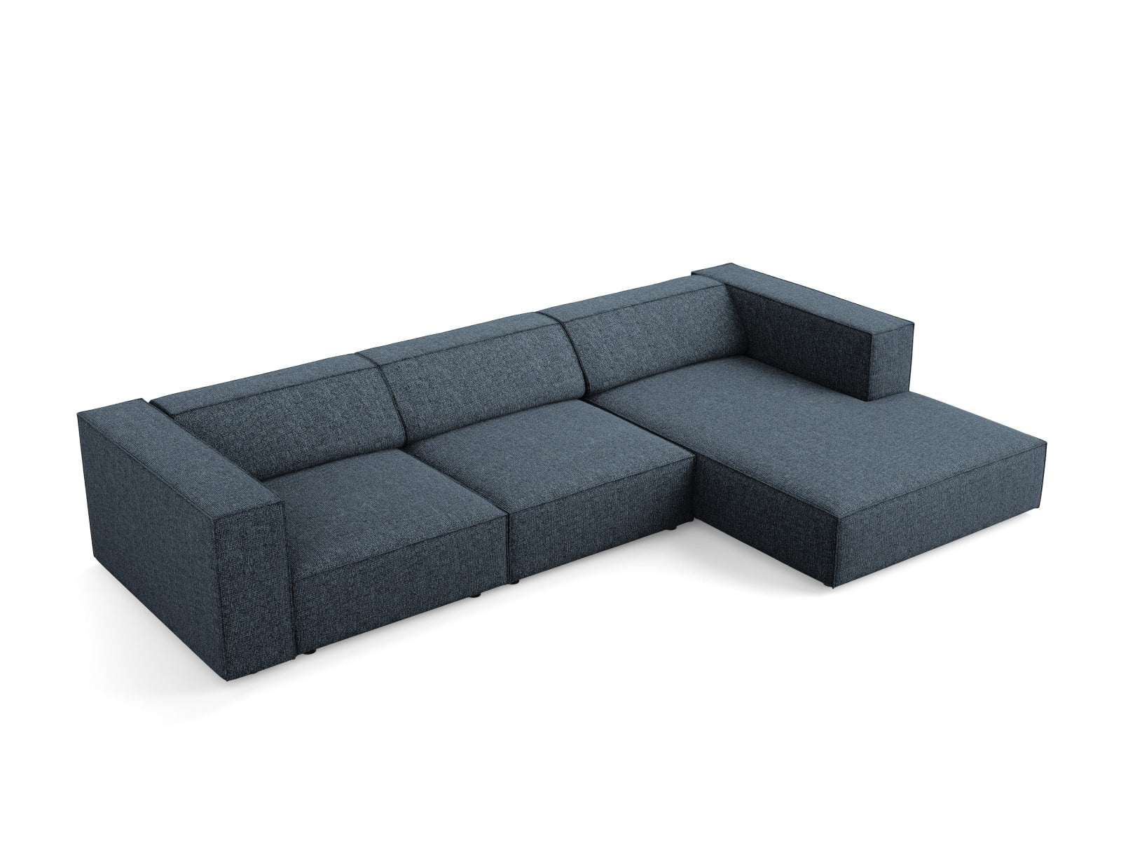 Arendal Ecksofa rechts 4 Sitzer in Royal Blue präsentiert im Onlineshop von KAQTU Design AG. Ecksofa rechts ist von Cosmopolitan Design