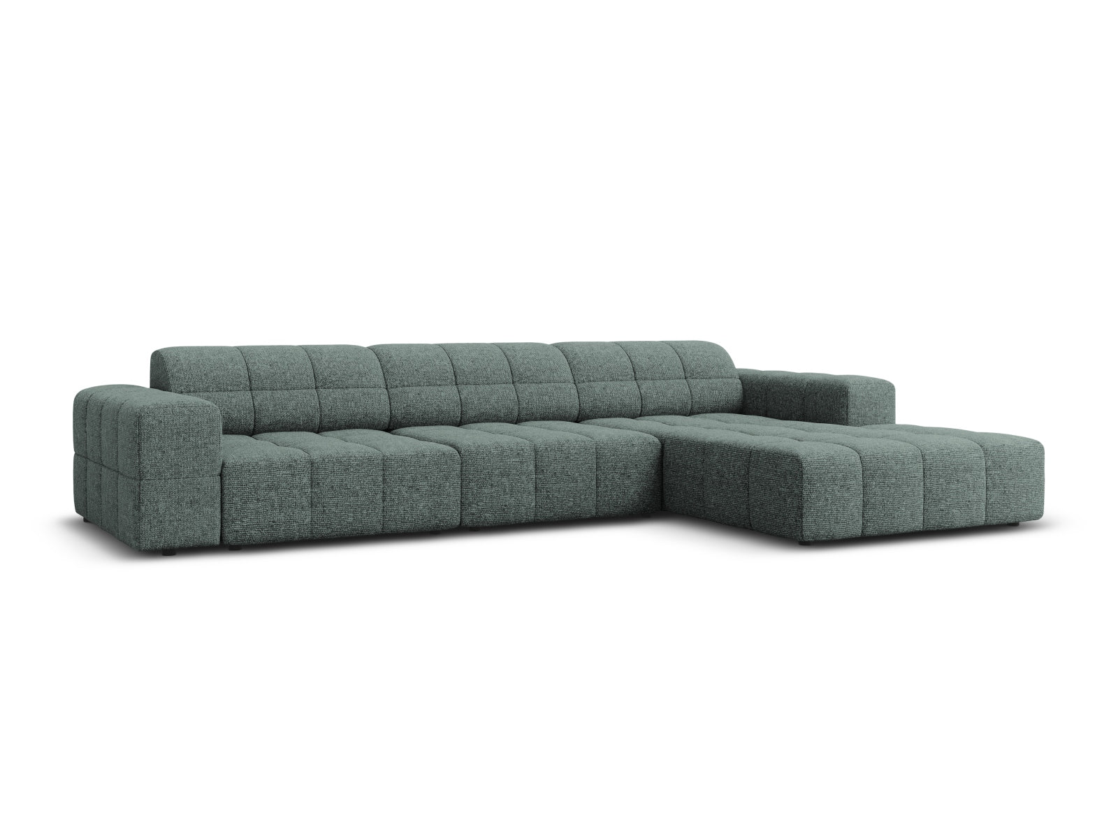 Chicago Ecksofa rechts 4 Sitzer 166cm in Petrol präsentiert im Onlineshop von KAQTU Design AG. Ecksofa rechts ist von Cosmopolitan Design
