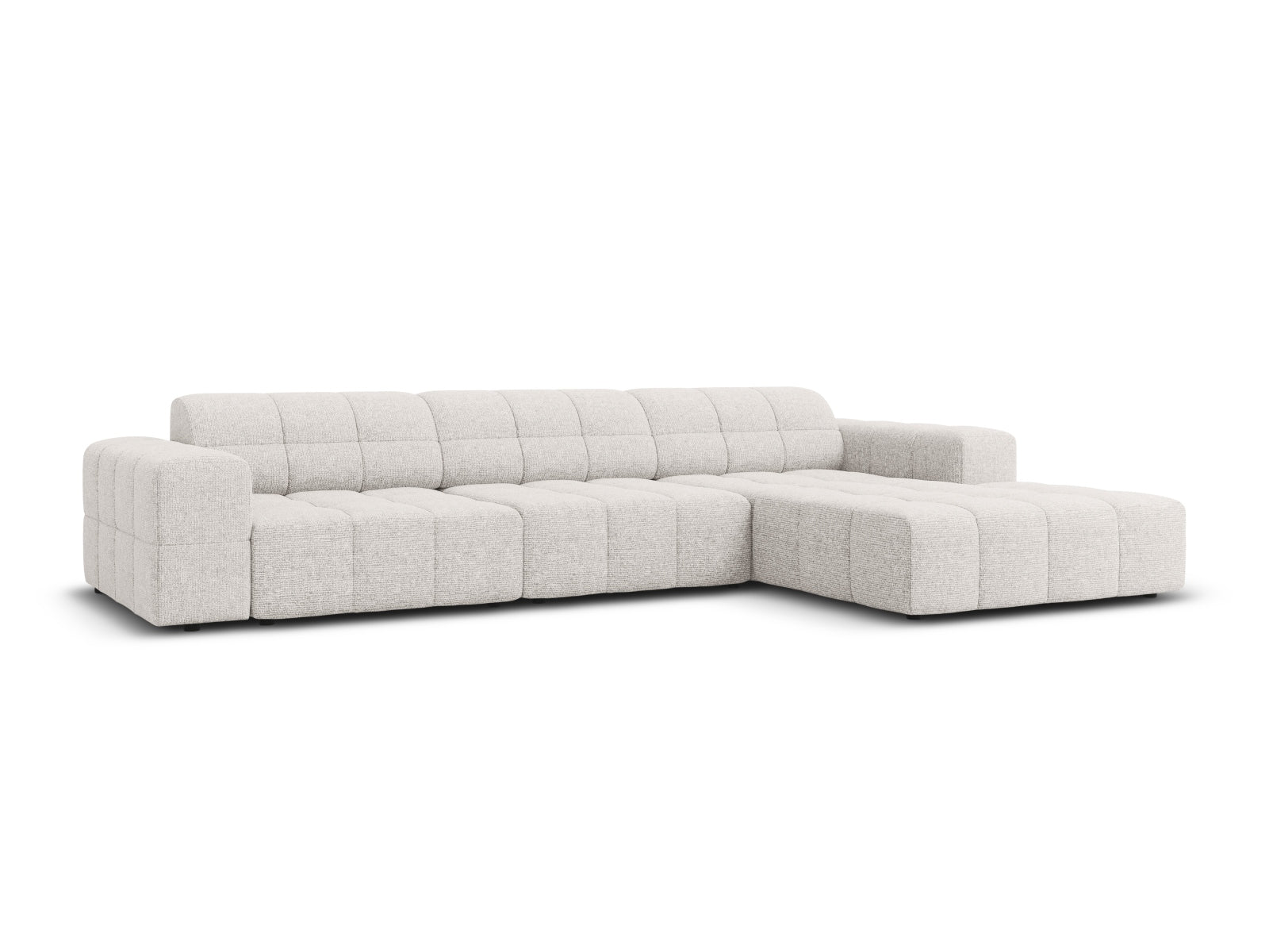 Chicago Ecksofa rechts 4 Sitzer 166cm in Light Grey präsentiert im Onlineshop von KAQTU Design AG. Ecksofa rechts ist von Cosmopolitan Design