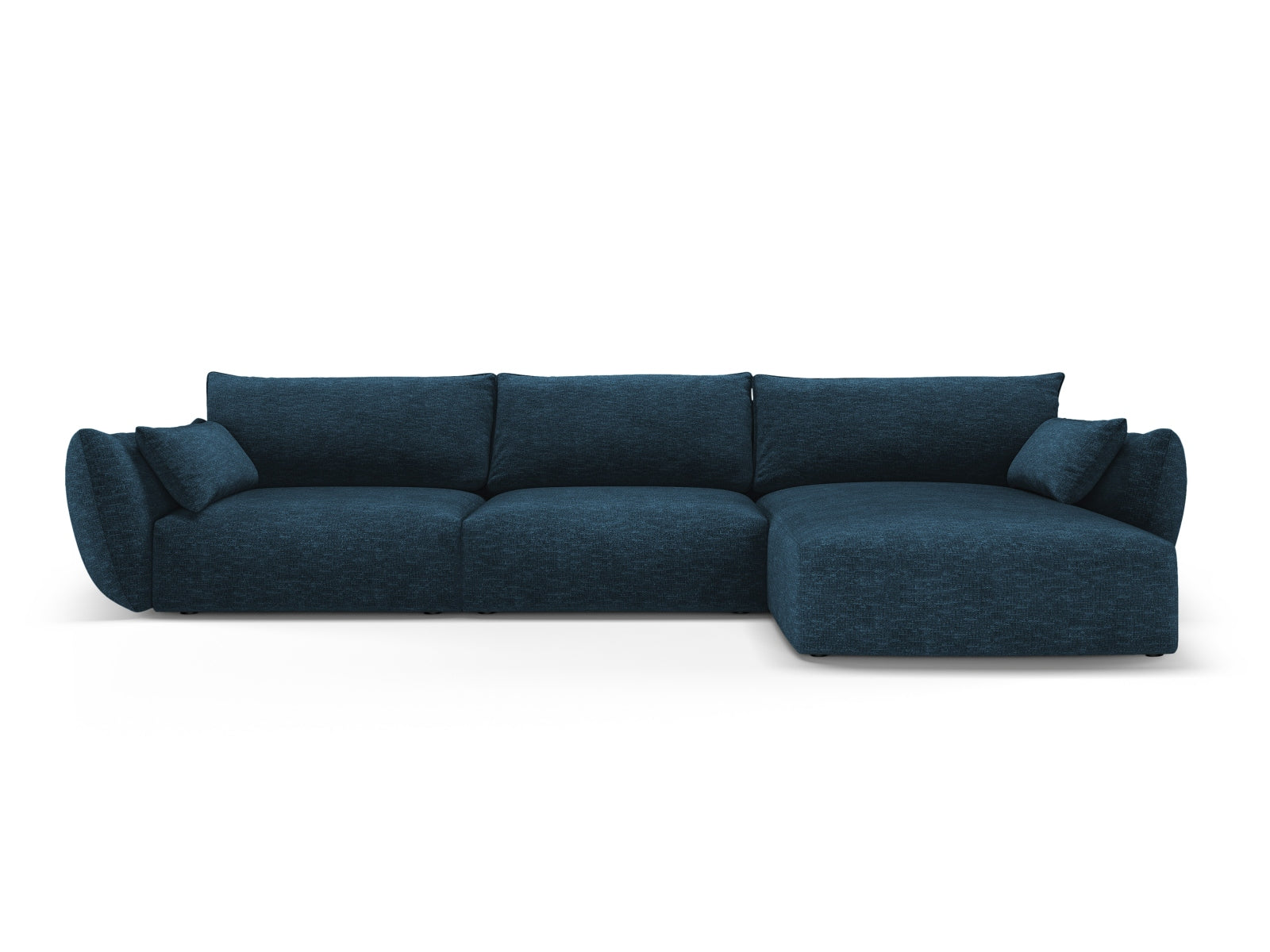 4-Sitzer Ecksofa rechts Matera in Royal Blue-Haga präsentiert im Onlineshop von KAQTU Design AG. Ecksofa rechts ist von Cosmopolitan Design