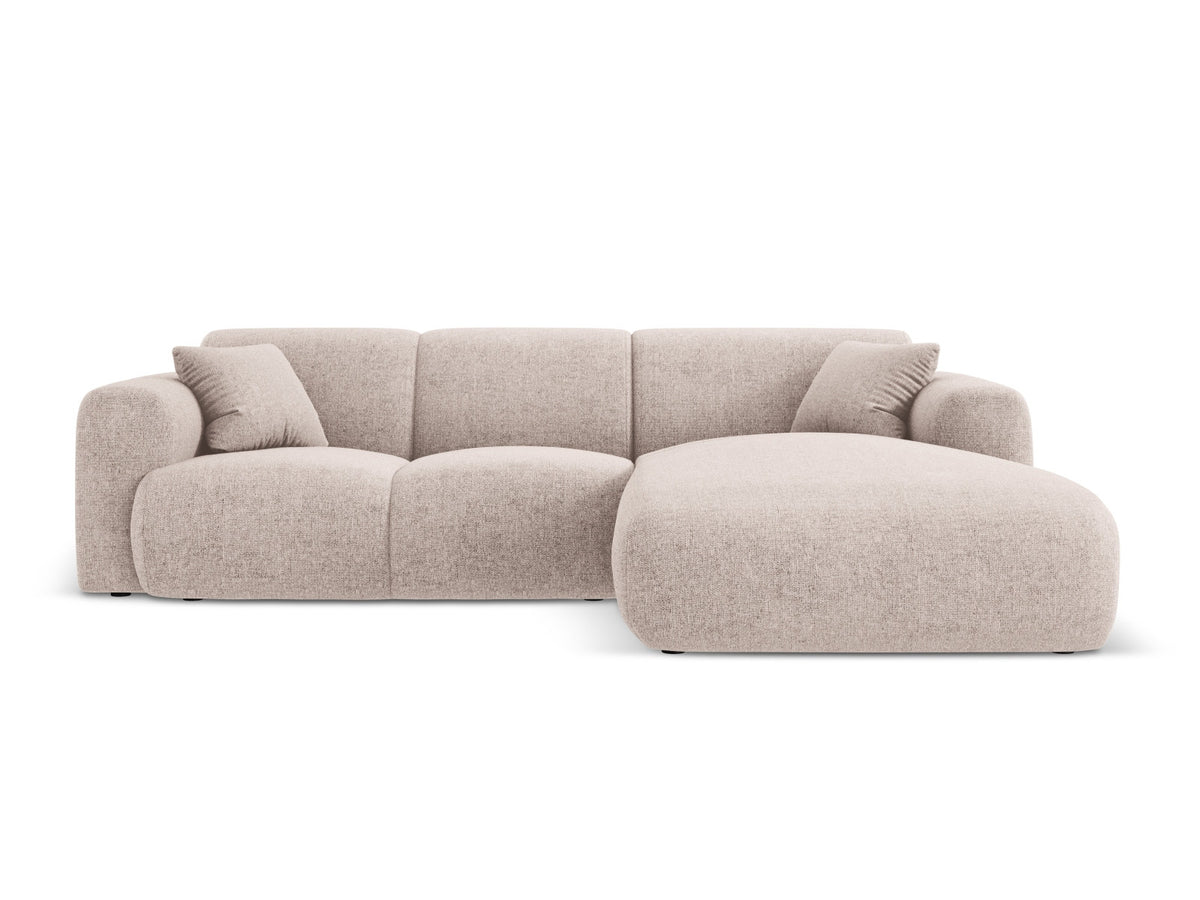 Nolio Ecksofa rechts 4 Sitzer 170cm in Beige-Haga präsentiert im Onlineshop von KAQTU Design AG. L-Sofa rechts ist von Cosmopolitan Design