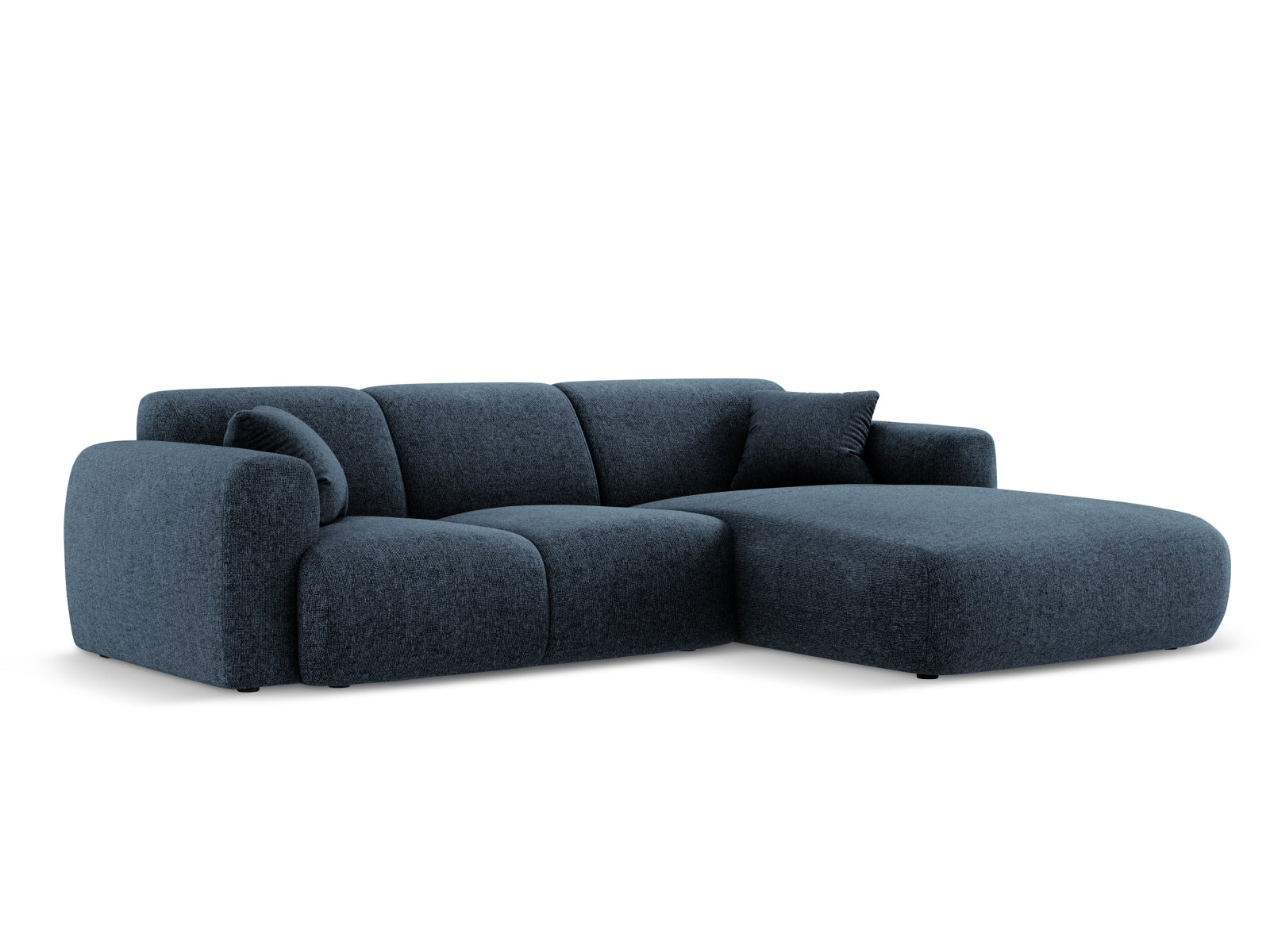 Nolio Ecksofa rechts 4 Sitzer 170cm in Royal Blue präsentiert im Onlineshop von KAQTU Design AG. Ecksofa rechts ist von Cosmopolitan Design