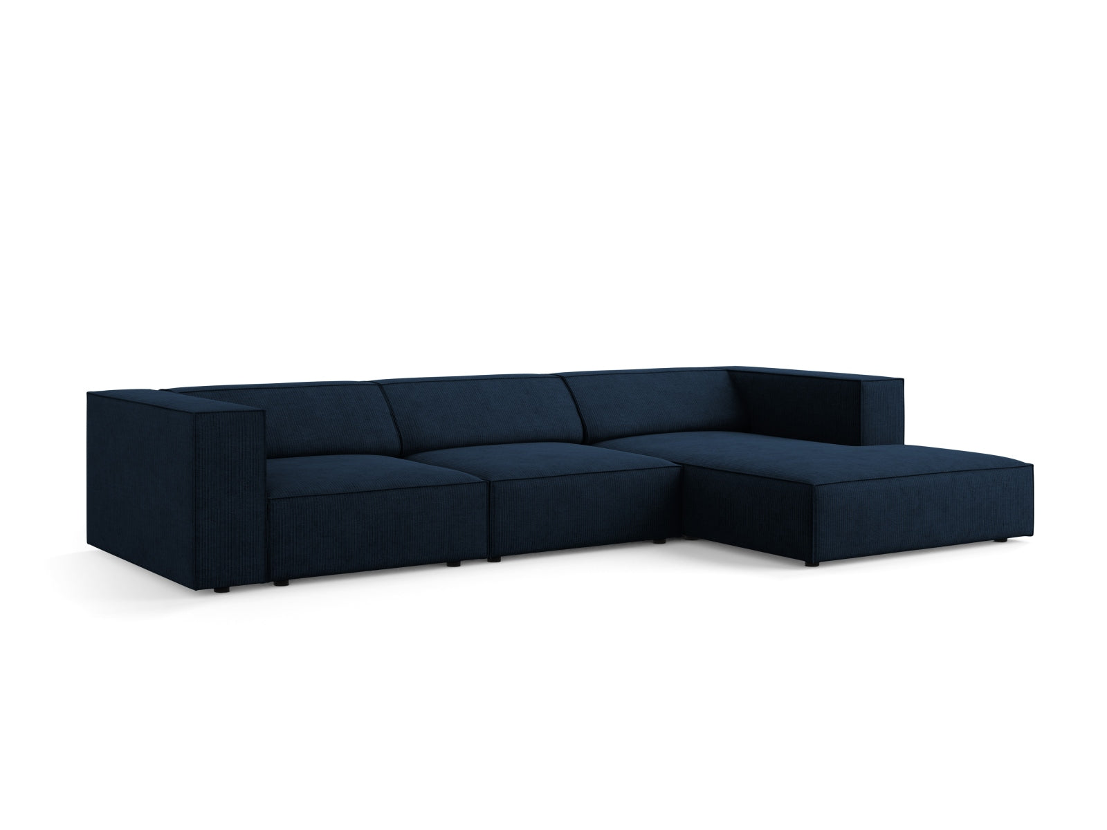 Arendal Ecksofa rechts 4 Sitzer in Royal Blue präsentiert im Onlineshop von KAQTU Design AG. Ecksofa rechts ist von Cosmopolitan Design