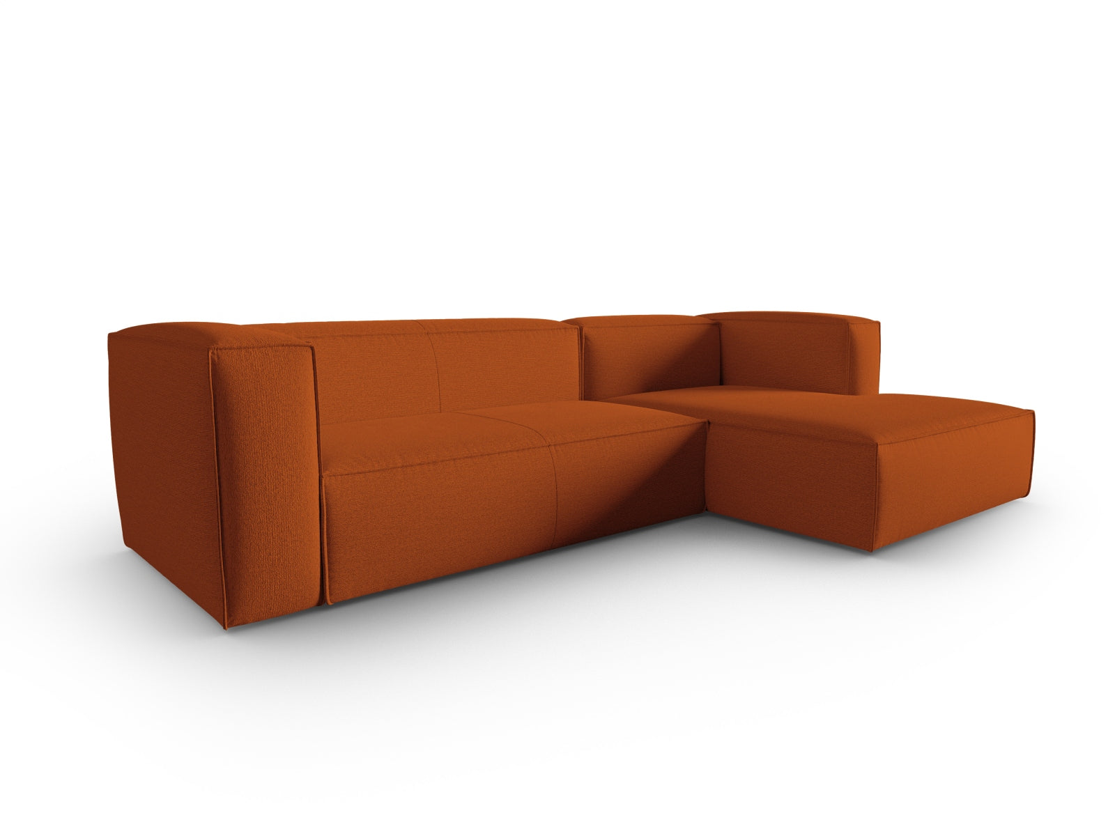 Mackay Ecksofa rechts 4 Sitzer in Terracotta präsentiert im Onlineshop von KAQTU Design AG. Ecksofa rechts ist von Cosmopolitan Design