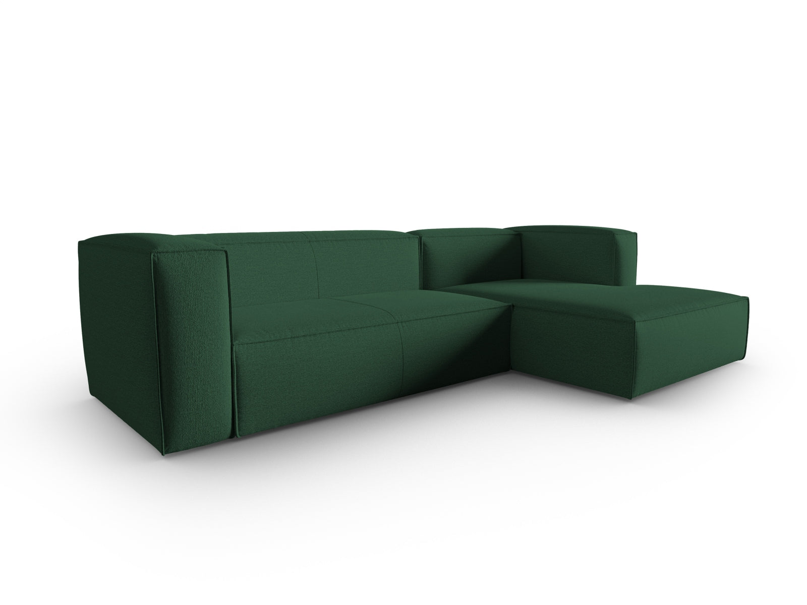 Mackay Ecksofa rechts 4 Sitzer in Green präsentiert im Onlineshop von KAQTU Design AG. Ecksofa rechts ist von Cosmopolitan Design
