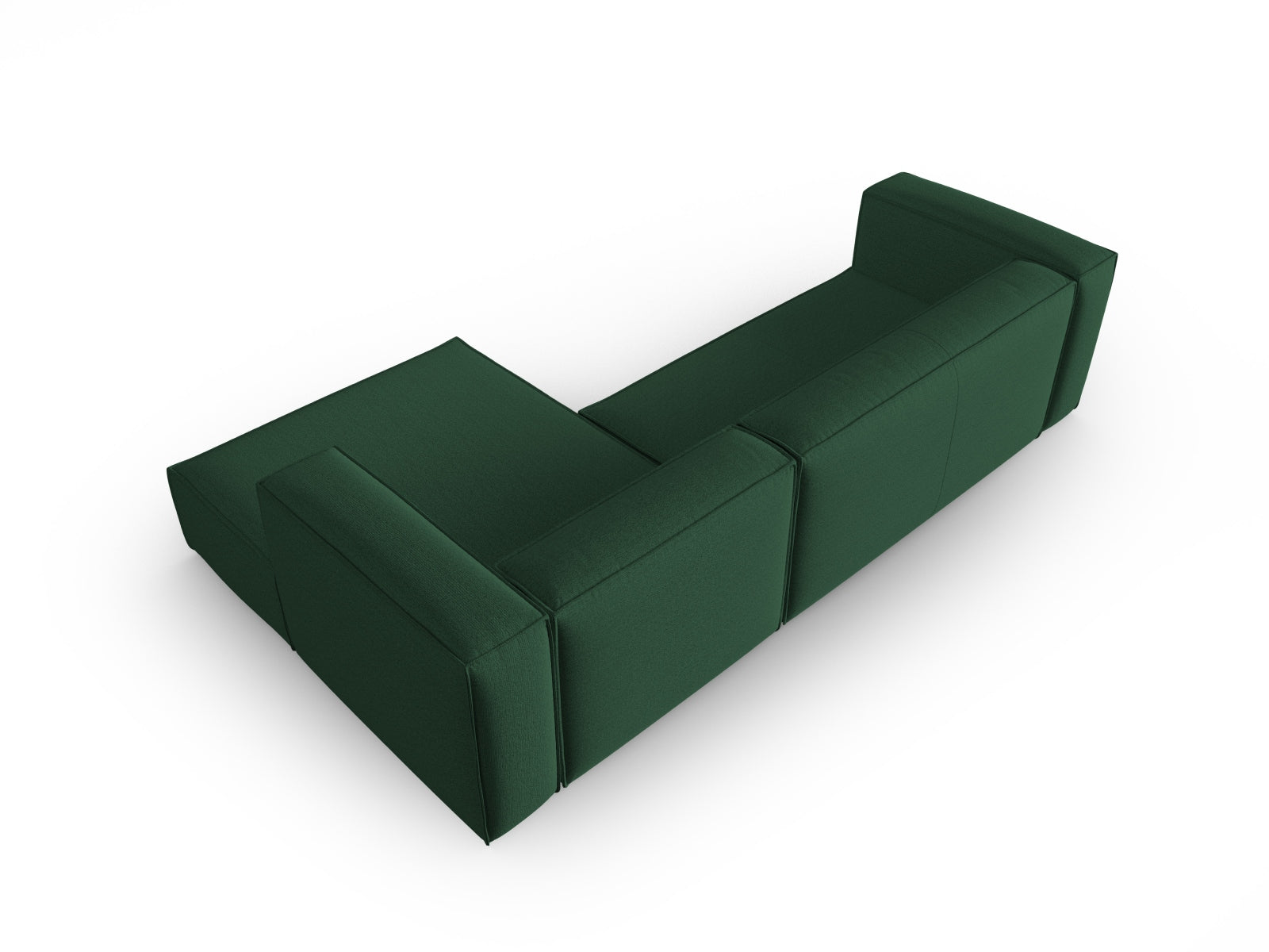Mackay Ecksofa rechts 4 Sitzer in Green präsentiert im Onlineshop von KAQTU Design AG. Ecksofa rechts ist von Cosmopolitan Design