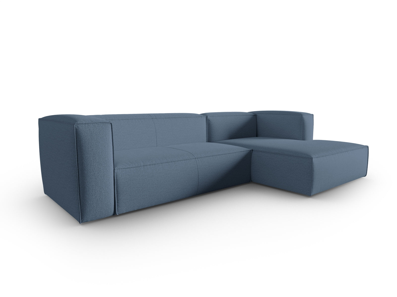 Mackay Ecksofa rechts 4 Sitzer in Blue Jeans präsentiert im Onlineshop von KAQTU Design AG. Ecksofa rechts ist von Cosmopolitan Design
