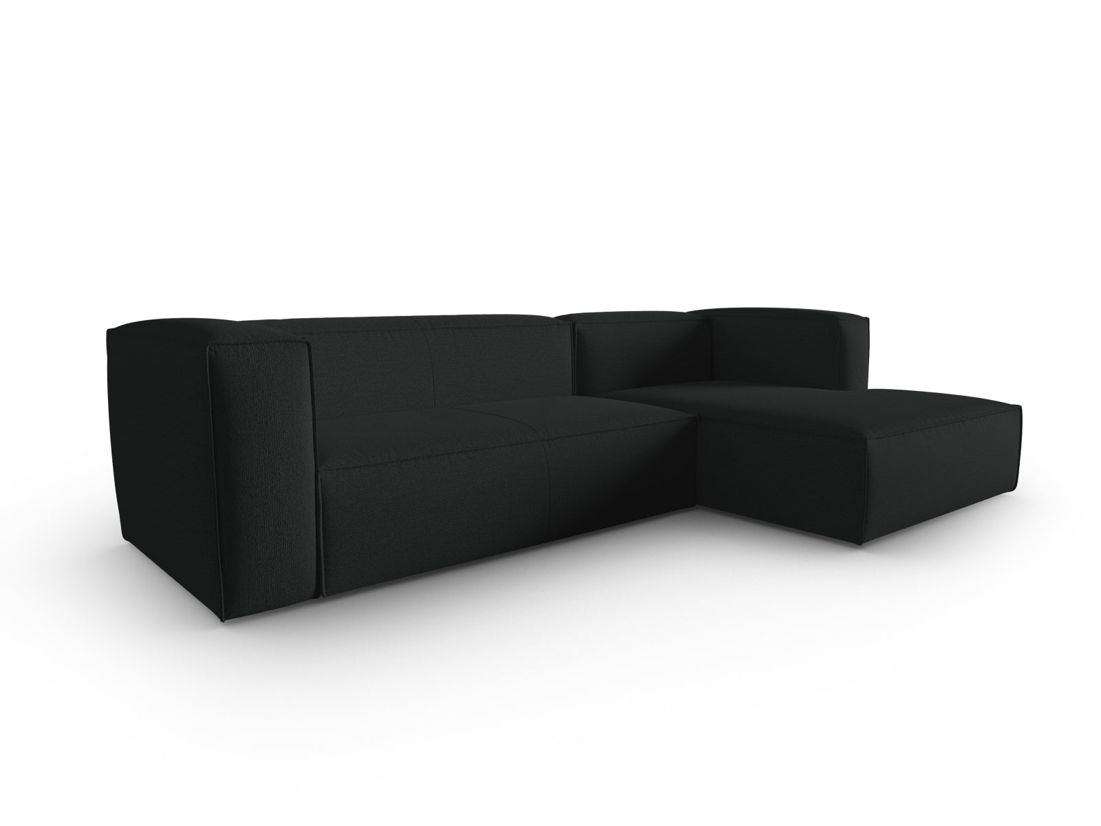 Mackay Ecksofa rechts 4 Sitzer in Anthracite präsentiert im Onlineshop von KAQTU Design AG. Ecksofa rechts ist von Cosmopolitan Design