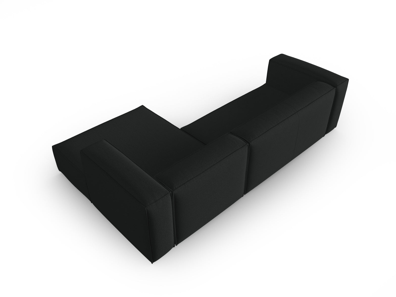 Mackay Ecksofa rechts 4 Sitzer in Anthracite präsentiert im Onlineshop von KAQTU Design AG. Ecksofa rechts ist von Cosmopolitan Design