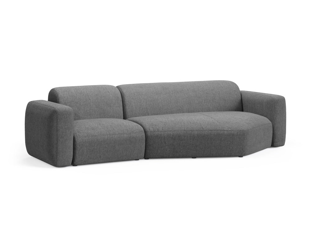 Strino Modular Ecksofa rechts 3 Sitzer in Grey präsentiert im Onlineshop von KAQTU Design AG. Ecksofa rechts ist von Cosmopolitan Design
