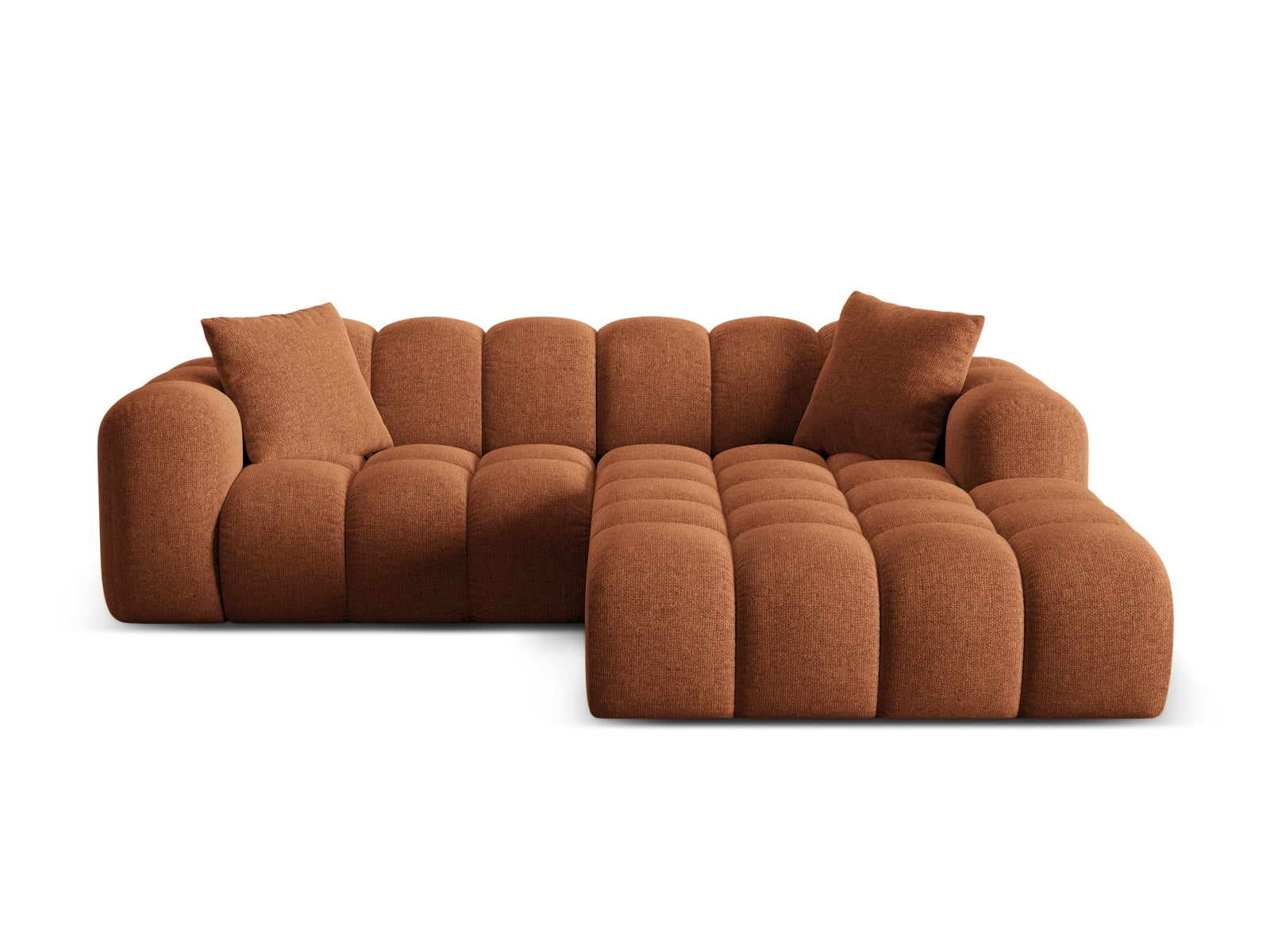 3-Sitzer Ecksofa rechts Treno in Brick-Eden präsentiert im Onlineshop von KAQTU Design AG. Ecksofa rechts ist von Cosmopolitan Design