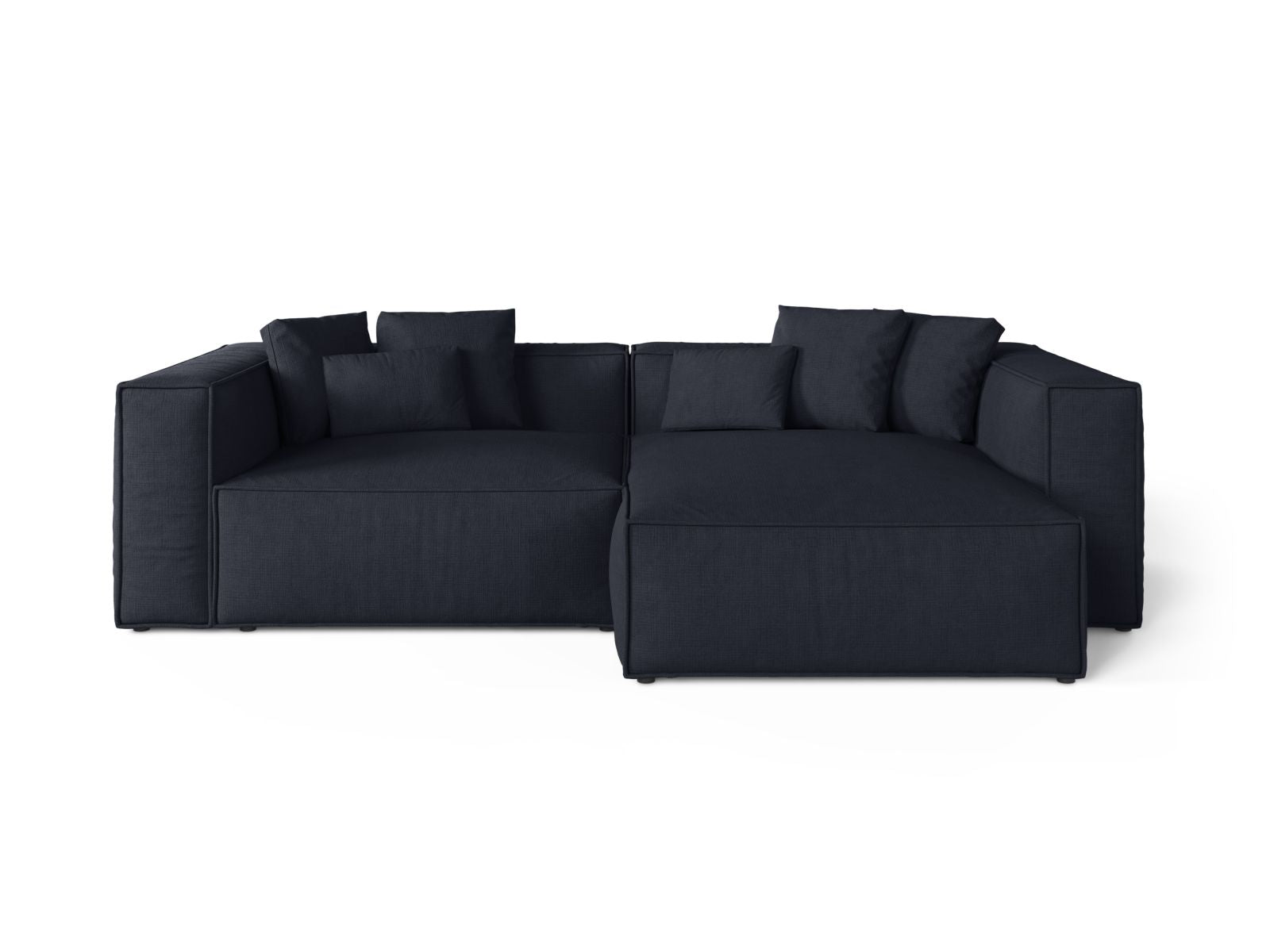 3-Sitzer Ecksofa rechts Aveiro in Navy Blue-Liberty präsentiert im Onlineshop von KAQTU Design AG. Ecksofa rechts ist von Cosmopolitan Design