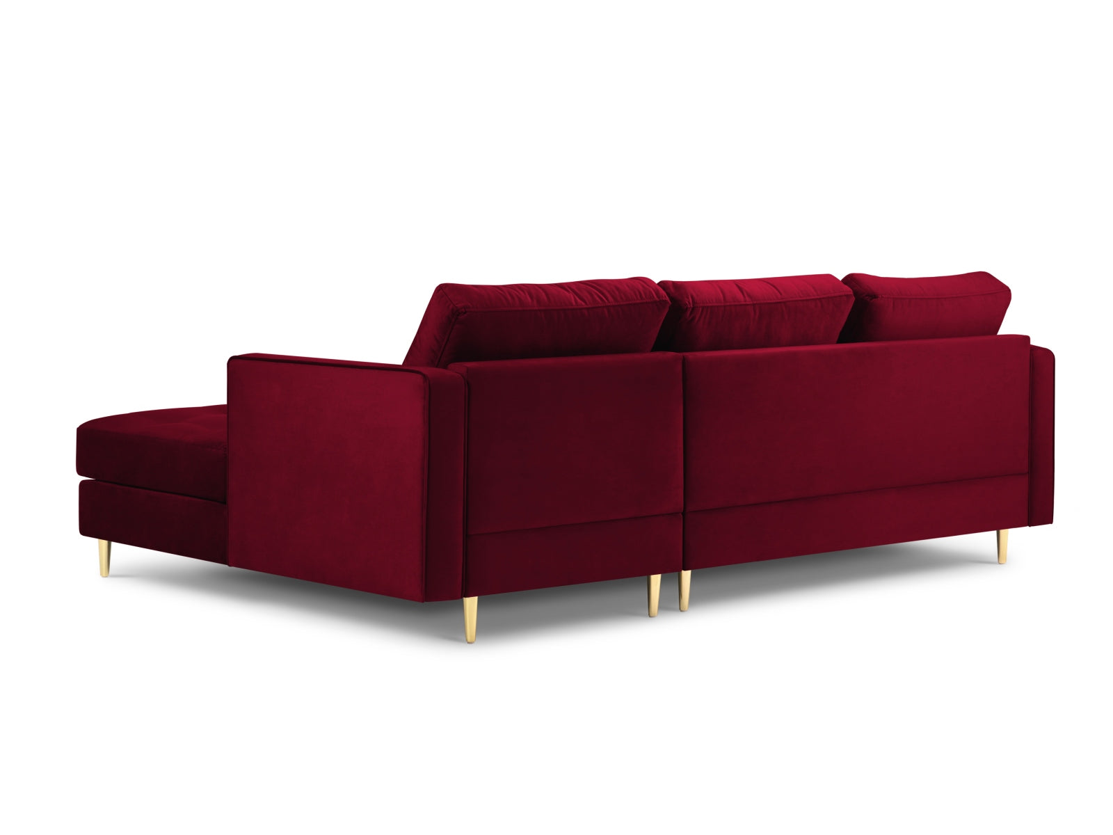 Modernes 4-Sitzer Ecksofa rechts Aspen von Cosmopolitan Design, perfekt für entspannte Abende und stilvolle Einrichtungsideen.
