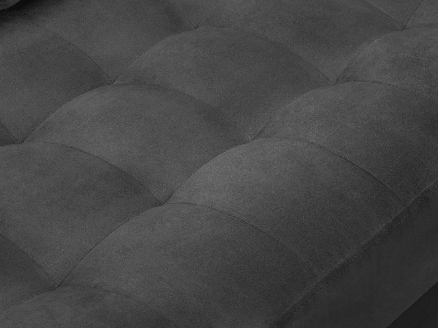 Elegantes 4-Sitzer Ecksofa rechts Aspen in zeitlosem Dunkelgrau, ideal für entspannte Abende und geschmackvolle Wohnräume.