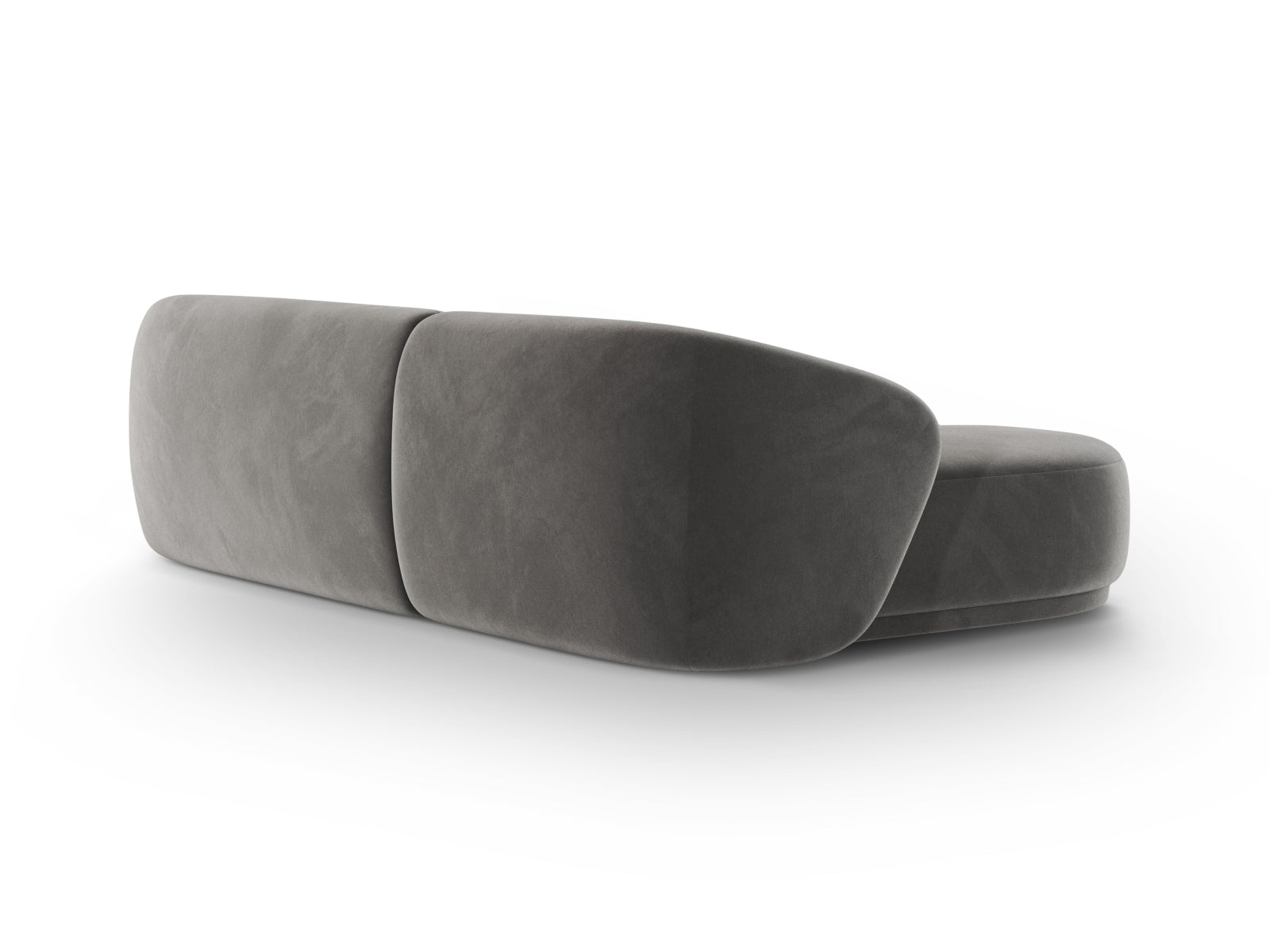Elegantes 4-Sitzer Ecksofa Gomera in zeitgemäßem Grauton, perfekt für stilvolle Wohnräume und gesellige Stunden, erhältlich bei Cosmopolitan Design.