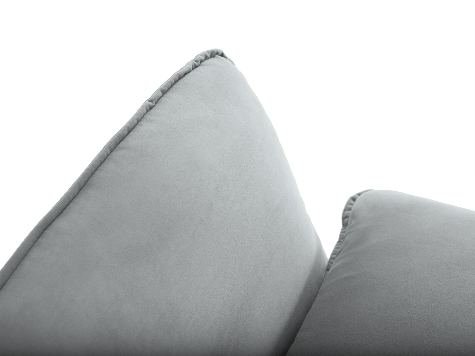 Elegantes Vienna Velour Ecksofa rechts 5 Sitzer 170cm von Cosmopolitan Design. Hochwertiges Velour, optimaler Komfort und zahlreiche Farben für Ihr Zuhause.