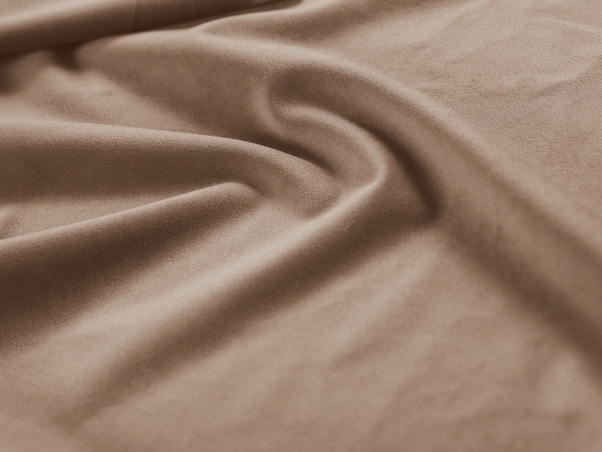 Ecksofa rechts Bali von Cosmopolitan Design mit Récamière, Stoffbezug und Metallbeinen