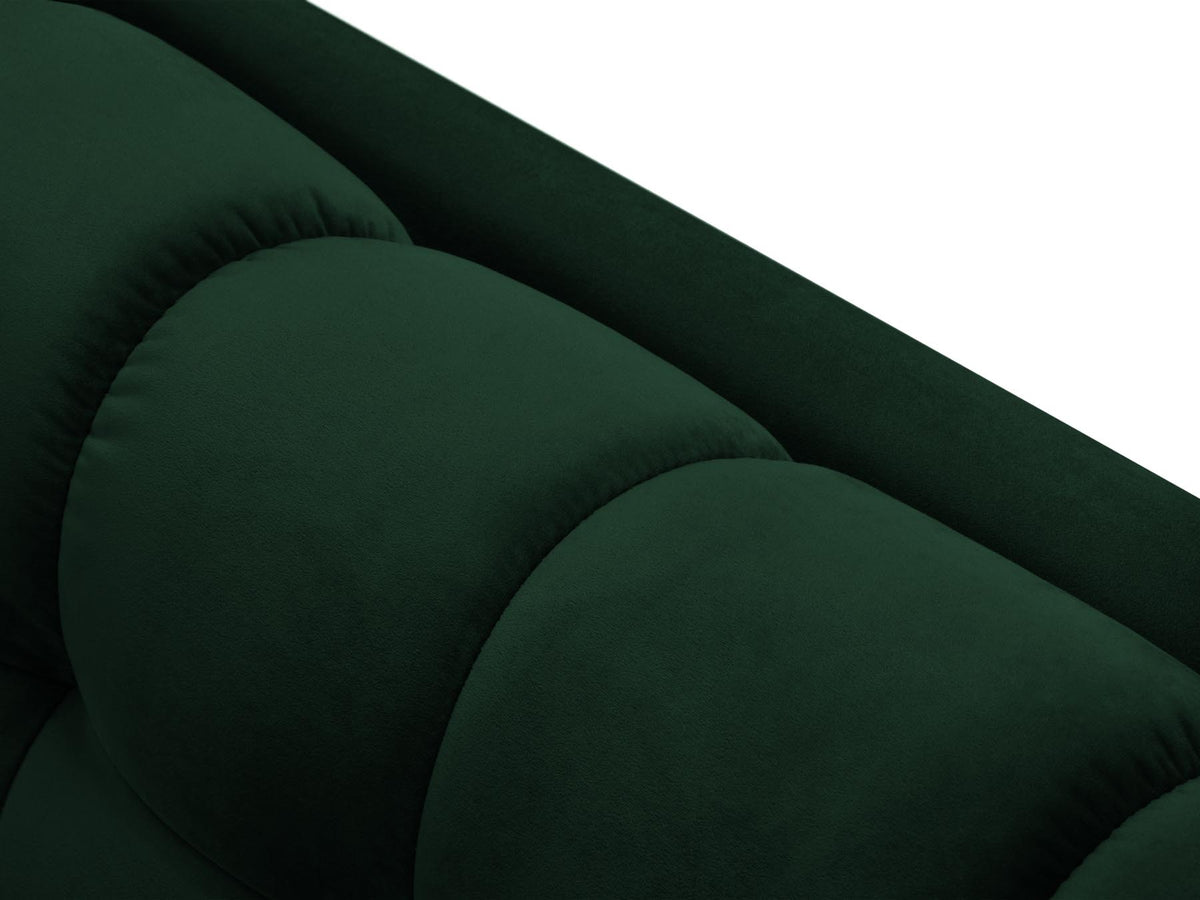 5-Sitzer Ecksofa rechts Bali in Bottle Green-Bluvel präsentiert im Onlineshop von KAQTU Design AG. Ecksofa rechts ist von Cosmopolitan Design
