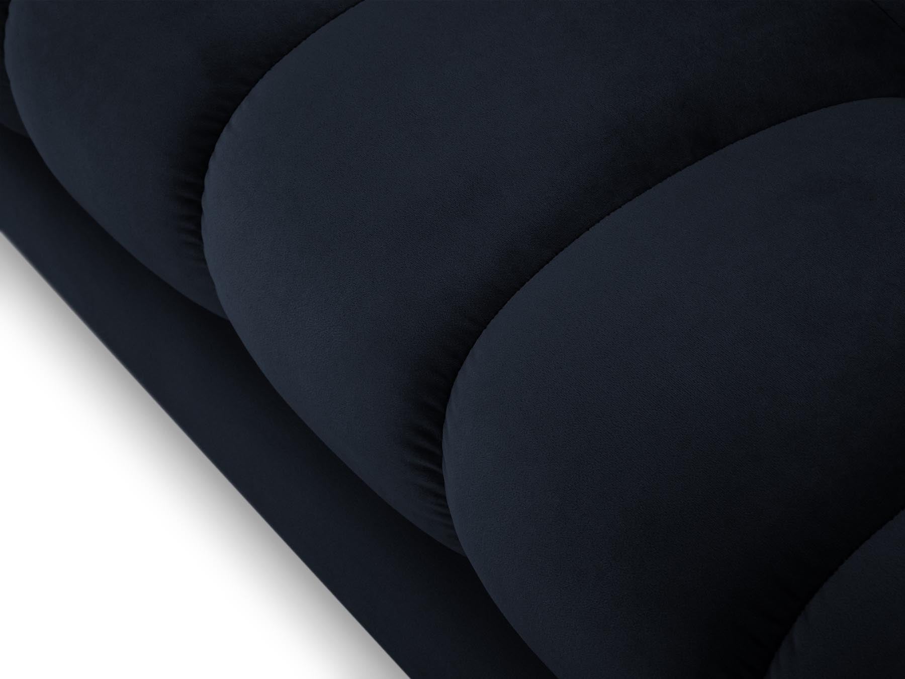 Elegantes 5-Sitzer Ecksofa rechts Bali in stilvollem Blau, ideal für gemütliche Stunden und stilvolle Einrichtung von Cosmopolitan Design.