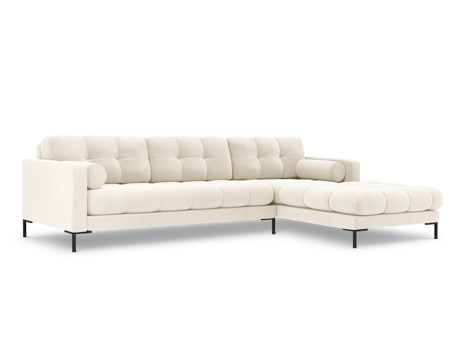 5-Sitzer Ecksofa rechts Bali in Light Beige-Bluvel präsentiert im Onlineshop von KAQTU Design AG. Ecksofa rechts ist von Cosmopolitan Design