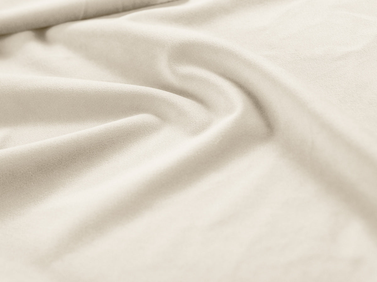 Ecksofa rechts Bali von Cosmopolitan Design mit Récamière, Stoffbezug und Metallbeinen