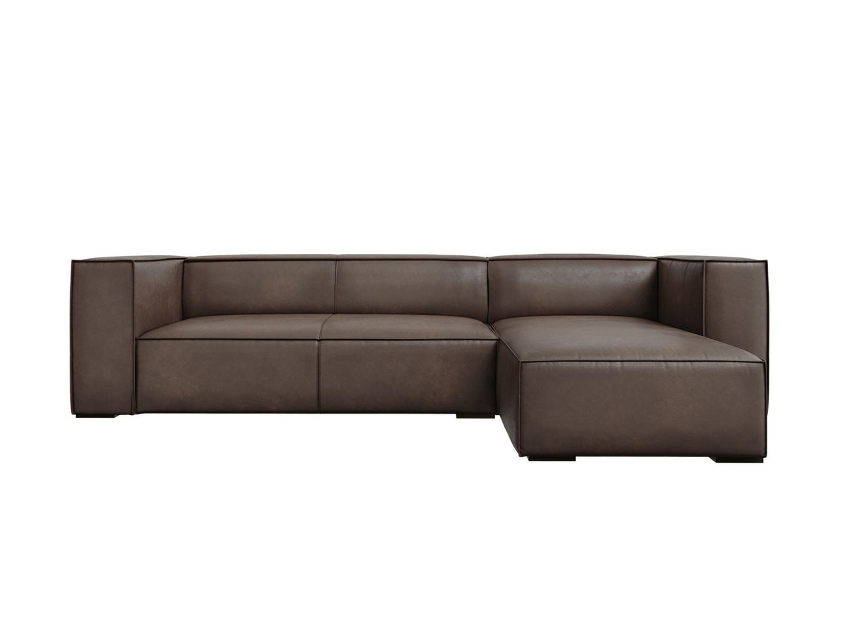 Turin Echtleder Ecksofa rechts 5 Sitzplätze 173cm von Cosmopolitan Design