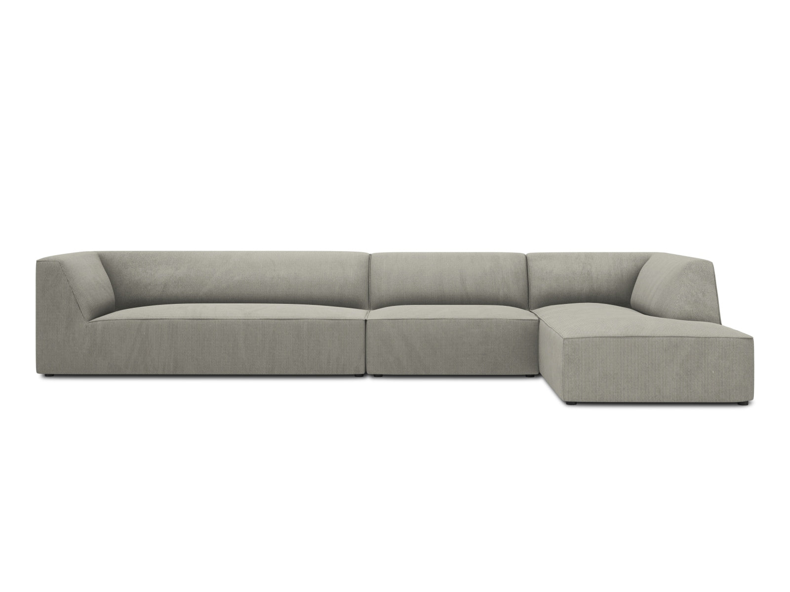 Oslo Modular Ecksofa rechts 5 Sitzer in Light Grey präsentiert im Onlineshop von KAQTU Design AG. Ecksofa rechts ist von Cosmopolitan Design
