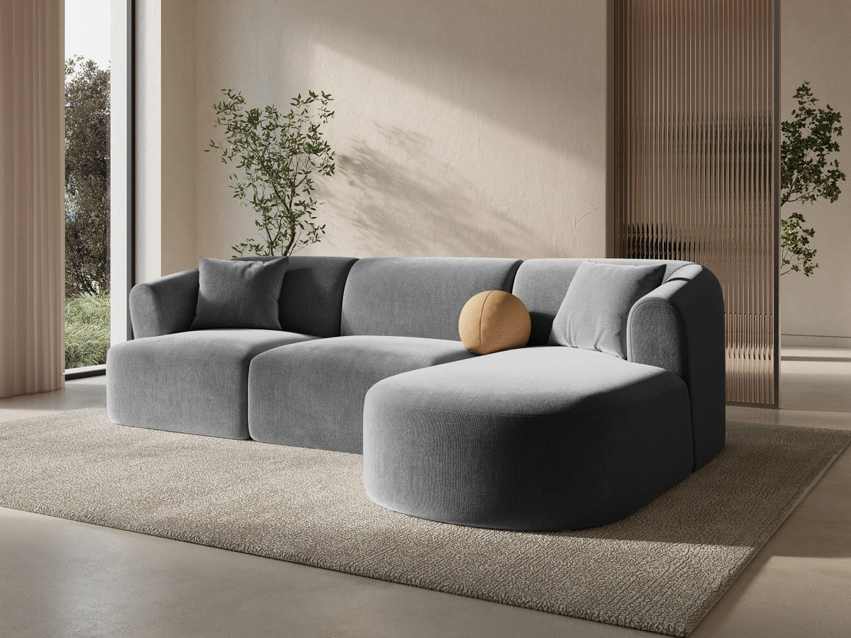 4-Sitzer Modular Ecksofa rechts Campi in Grey-Vogue präsentiert im Onlineshop von KAQTU Design AG. Ecksofa rechts ist von Cosmopolitan Design