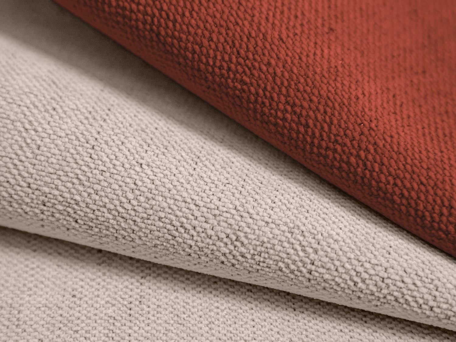 Oslo Modular Ecksofa rechts 5 Sitzer in Grey Beige Melange, Terracotta präsentiert im Onlineshop von KAQTU Design AG. Ecksofa rechts ist von Cosmopolitan Design