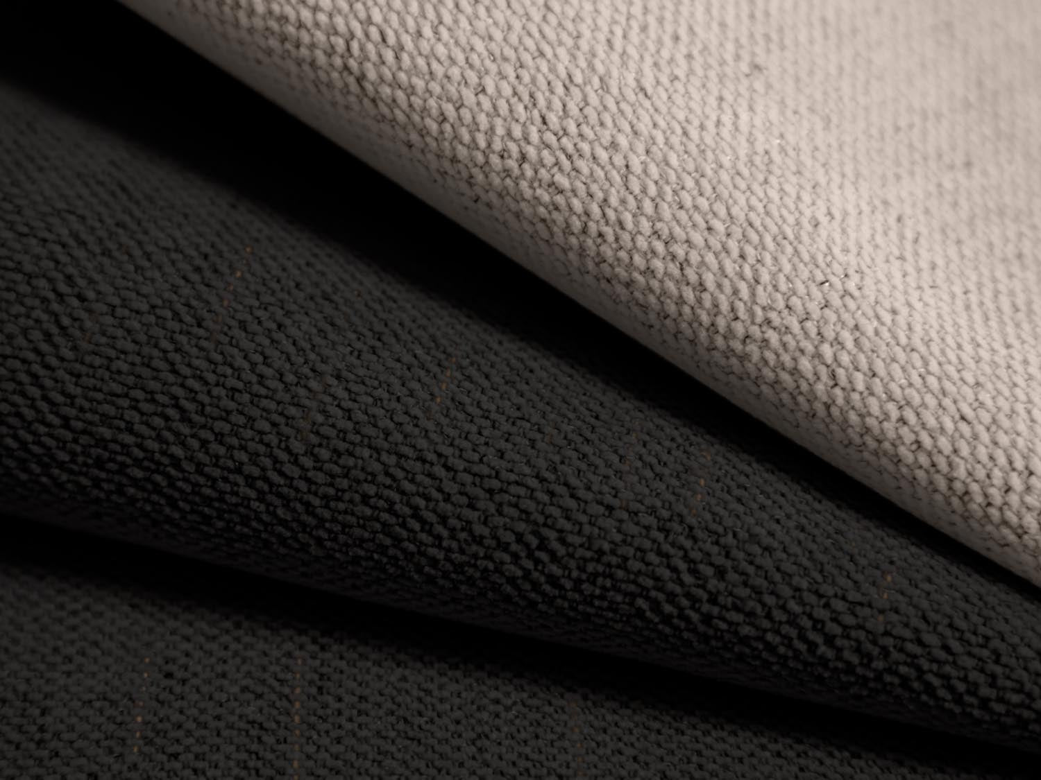 Oslo Modular Ecksofa rechts 5 Sitzer in Black, Grey Beige Melange präsentiert im Onlineshop von KAQTU Design AG. Ecksofa rechts ist von Cosmopolitan Design