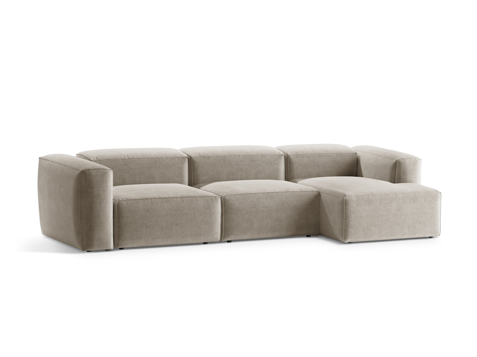 Erleben Sie das stilvolle Bergamo Modular Ecksofa rechts 4 Sitzer von Cosmopolitan Design – ideal für Ihr modernes Zuhause und entspannte Stunden!