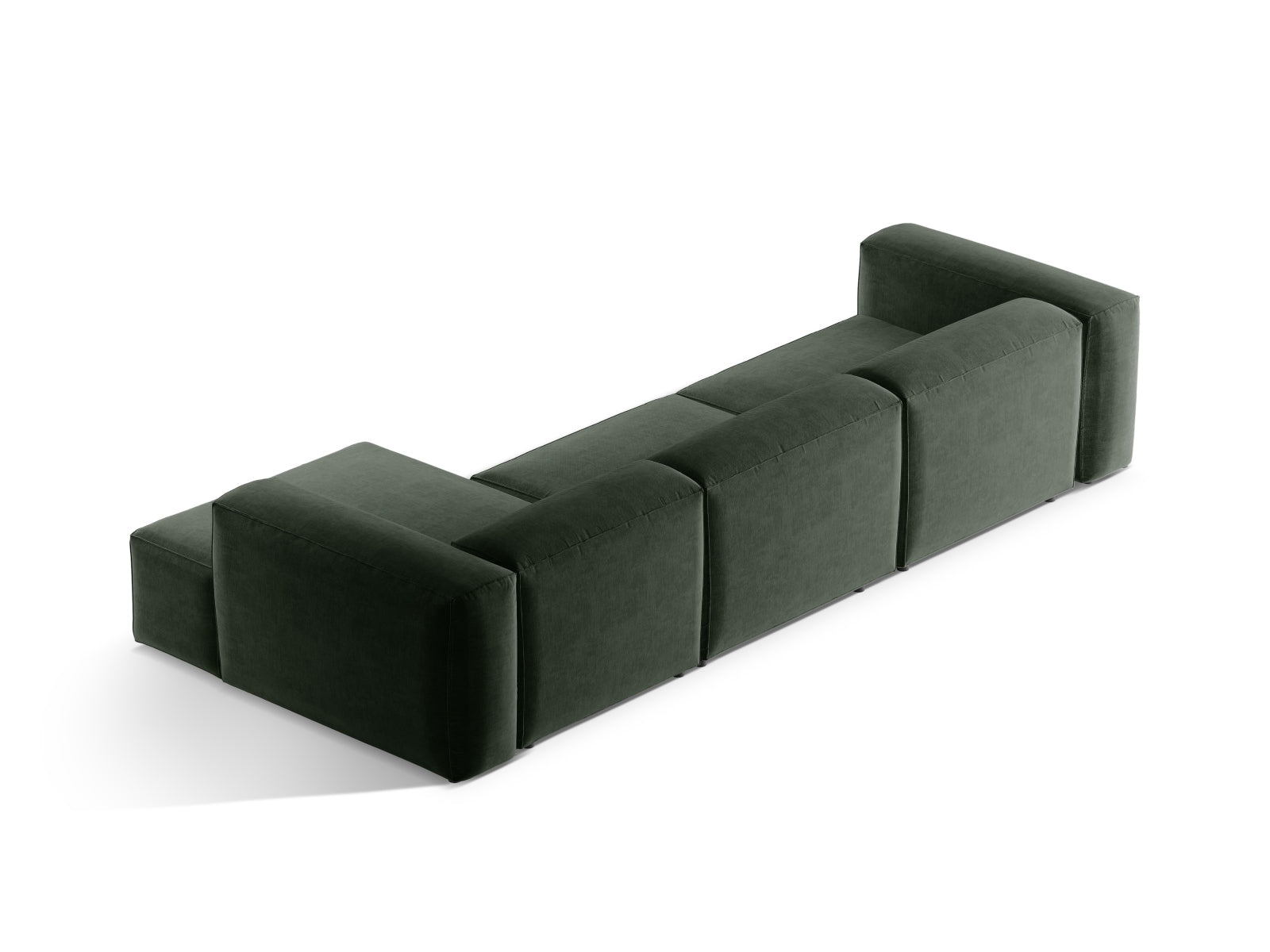 Entdecken Sie das elegante Bergamo Modular Ecksofa rechts 4 Sitzer von Cosmopolitan Design – perfekt für Ihr modernes Wohnzimmer und gemütliche Abende!