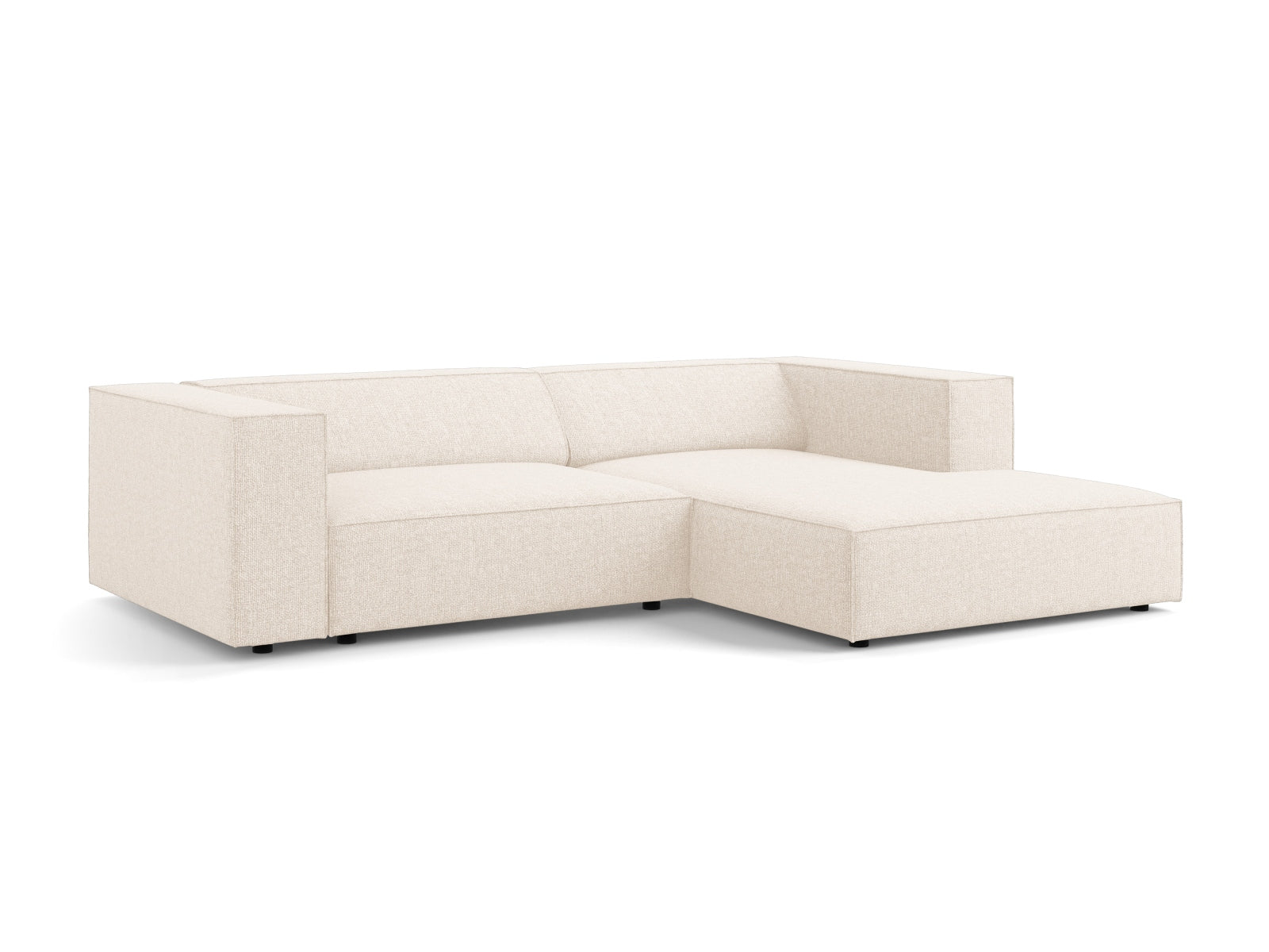 Arendal Ecksofa rechts 3 Sitzer in Light Beige präsentiert im Onlineshop von KAQTU Design AG. Ecksofa rechts ist von Cosmopolitan Design