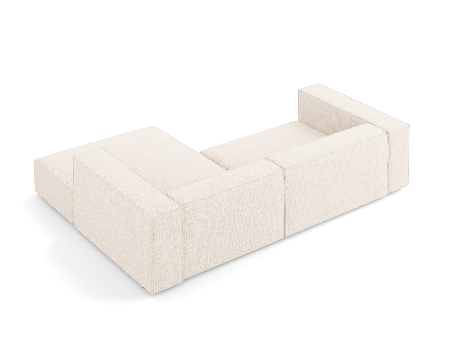 Arendal Ecksofa rechts 3 Sitzer in Light Beige präsentiert im Onlineshop von KAQTU Design AG. Ecksofa rechts ist von Cosmopolitan Design
