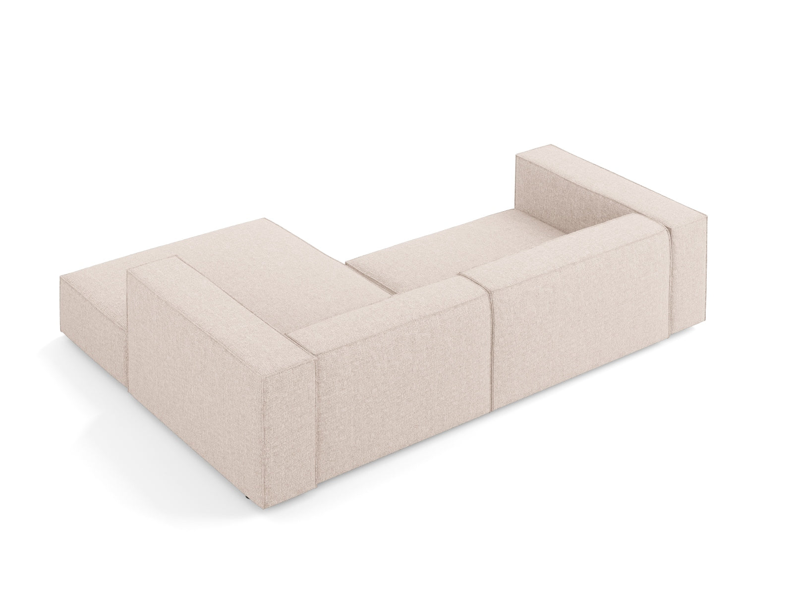Arendal Ecksofa rechts 3 Sitzer in Beige präsentiert im Onlineshop von KAQTU Design AG. Ecksofa rechts ist von Cosmopolitan Design