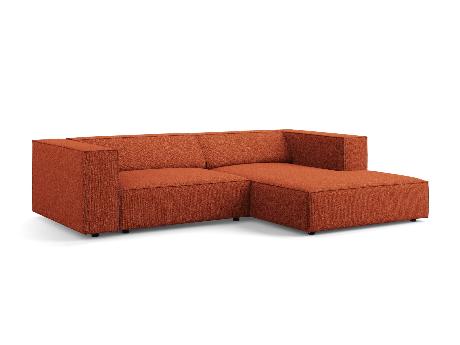 Arendal Ecksofa rechts 3 Sitzer in Terracotta präsentiert im Onlineshop von KAQTU Design AG. Ecksofa rechts ist von Cosmopolitan Design