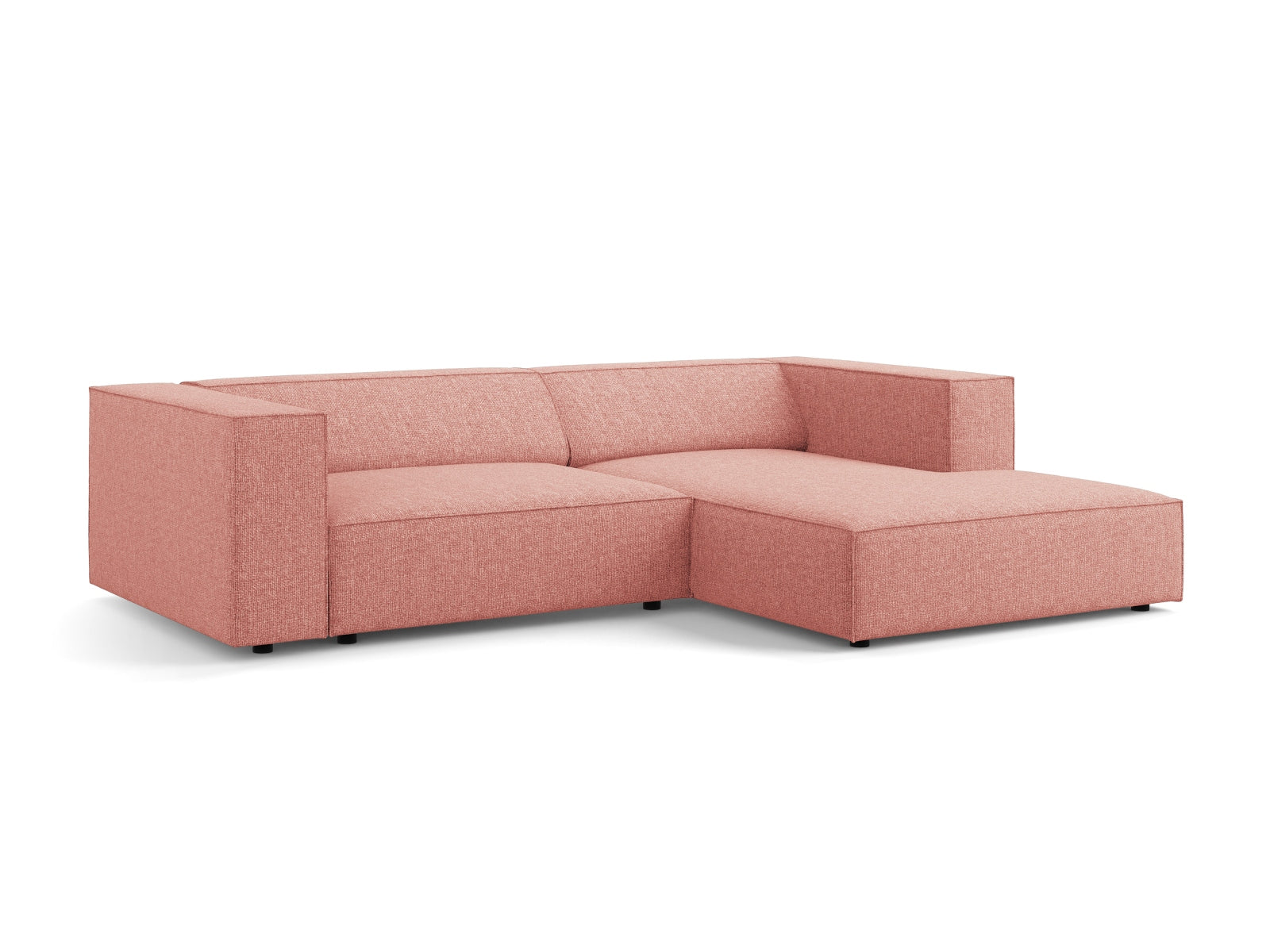 Arendal Ecksofa rechts 3 Sitzer in Pink präsentiert im Onlineshop von KAQTU Design AG. Ecksofa rechts ist von Cosmopolitan Design
