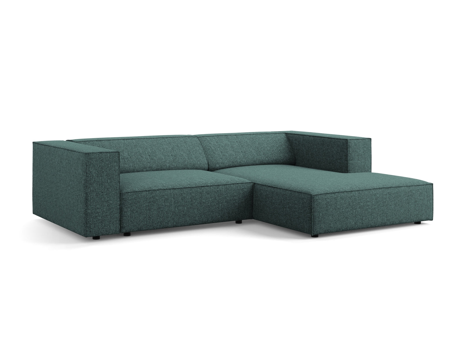 Arendal Ecksofa rechts 3 Sitzer in Petrol präsentiert im Onlineshop von KAQTU Design AG. Ecksofa rechts ist von Cosmopolitan Design