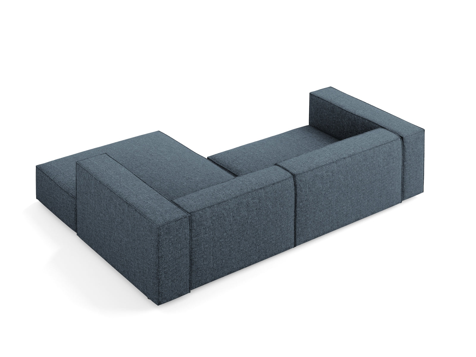 Arendal Ecksofa rechts 3 Sitzer in Royal Blue präsentiert im Onlineshop von KAQTU Design AG. Ecksofa rechts ist von Cosmopolitan Design
