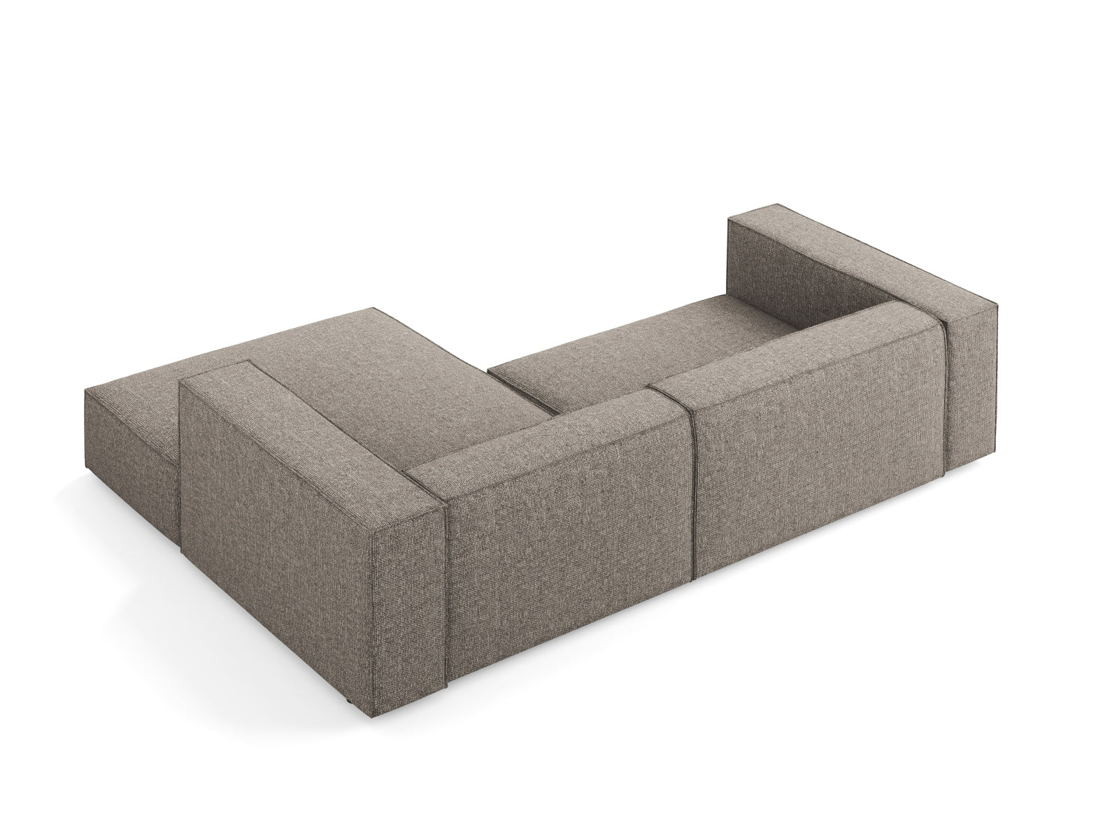 Arendal Ecksofa rechts 3 Sitzer in Grey präsentiert im Onlineshop von KAQTU Design AG. Ecksofa rechts ist von Cosmopolitan Design