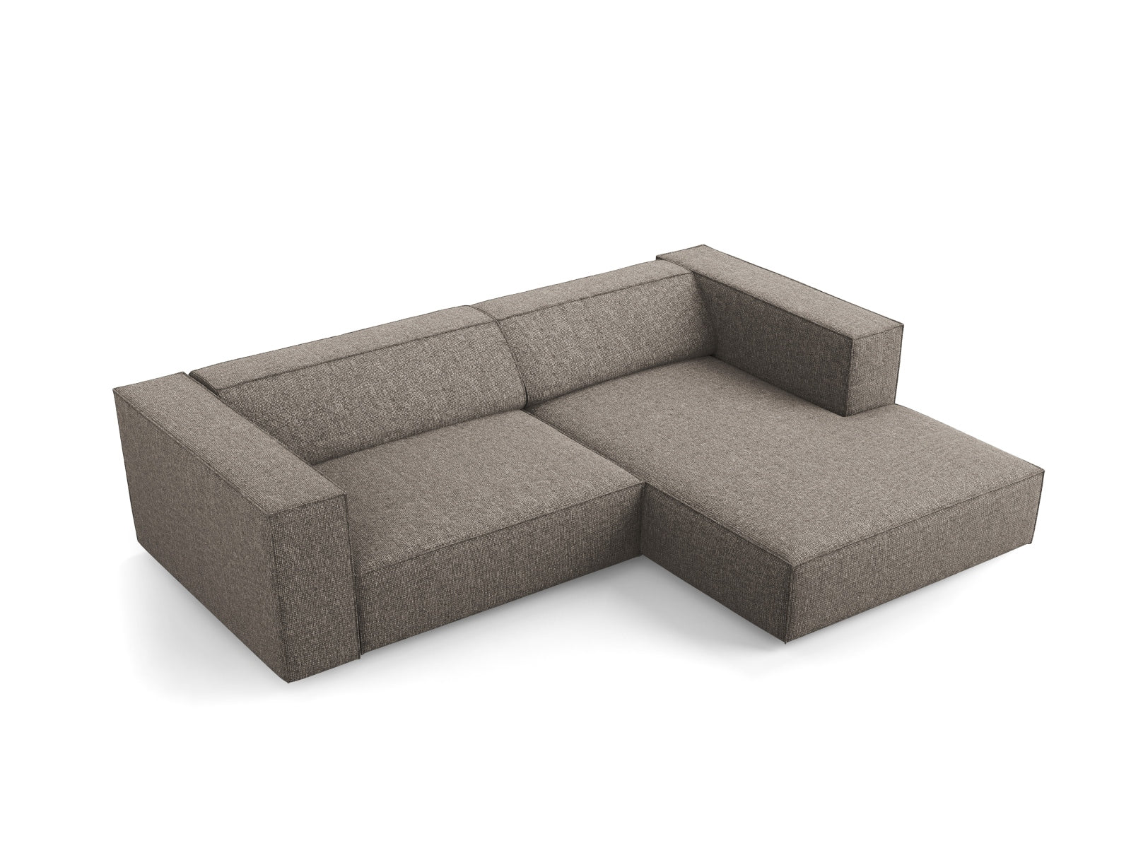 Arendal Ecksofa rechts 3 Sitzer in Grey präsentiert im Onlineshop von KAQTU Design AG. Ecksofa rechts ist von Cosmopolitan Design