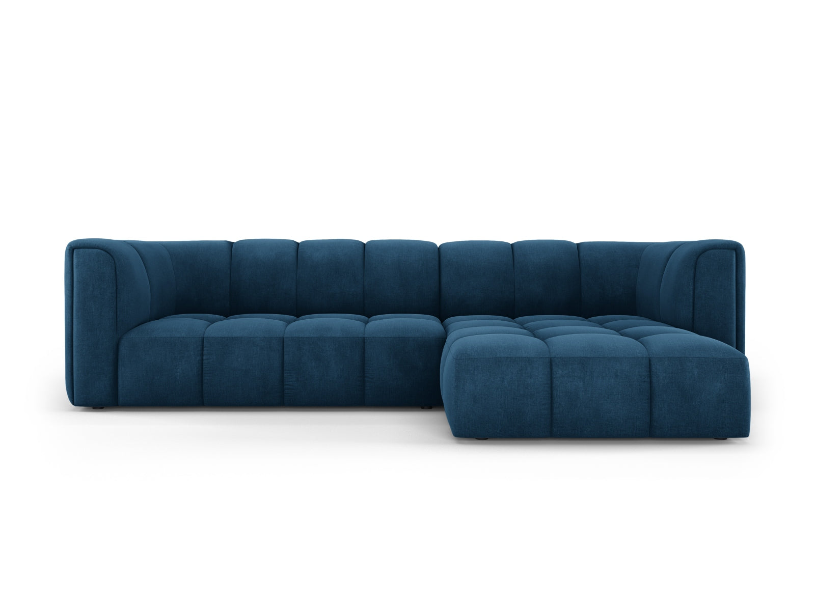 3-Sitzer Ecksofa rechts Moritz in Royal Blue-Rebel präsentiert im Onlineshop von KAQTU Design AG. Ecksofa rechts ist von Cosmopolitan Design